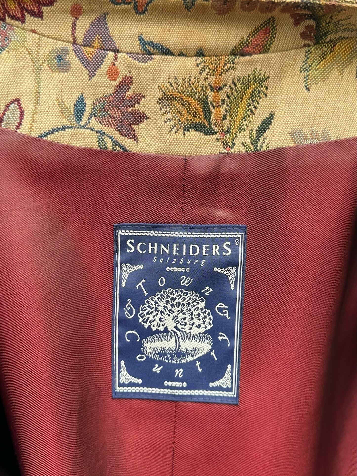 Schneider's Salzburg Woven Printed Floral Jacket M