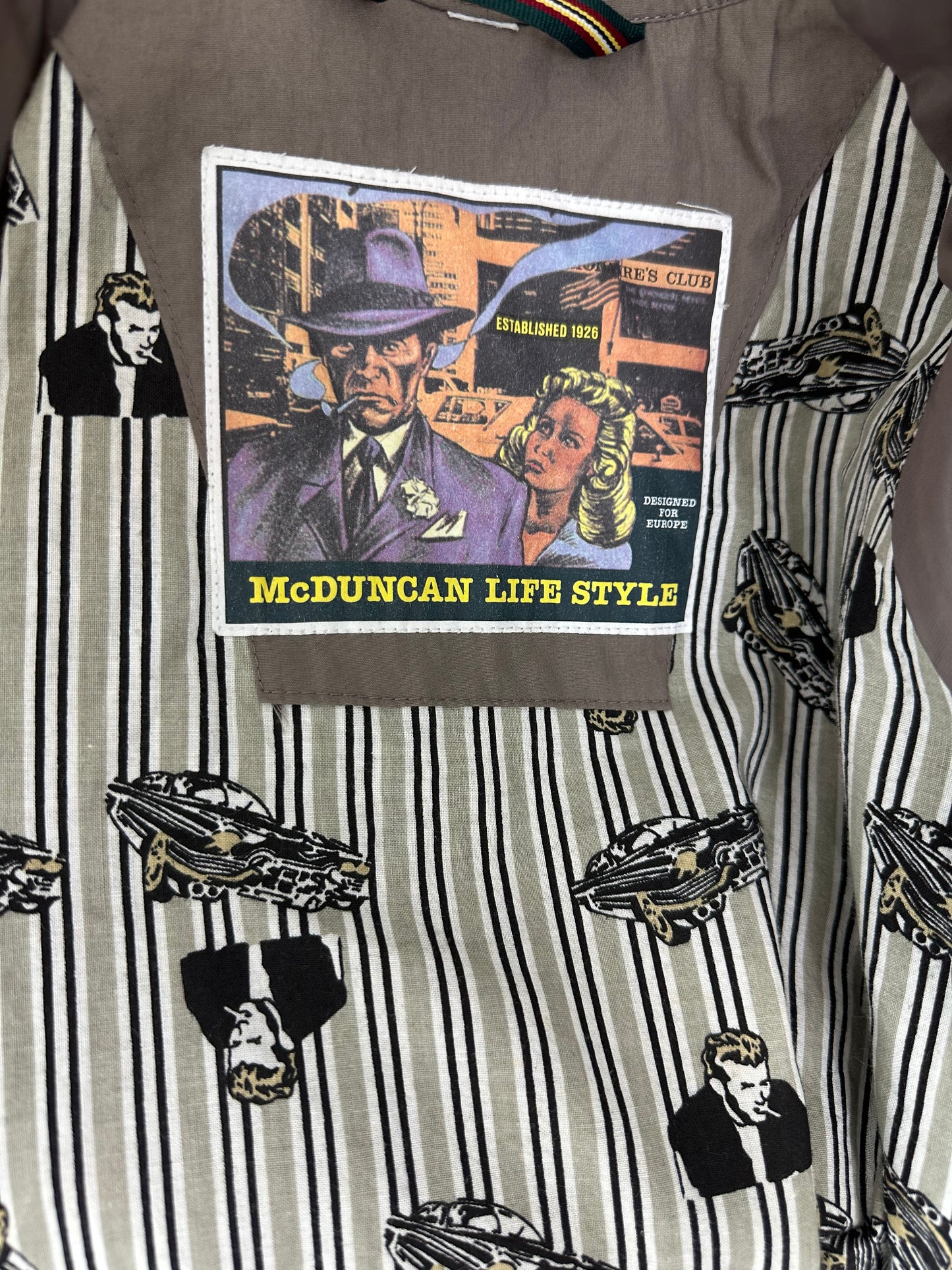 Vintage Gray Trench Coat L/XL