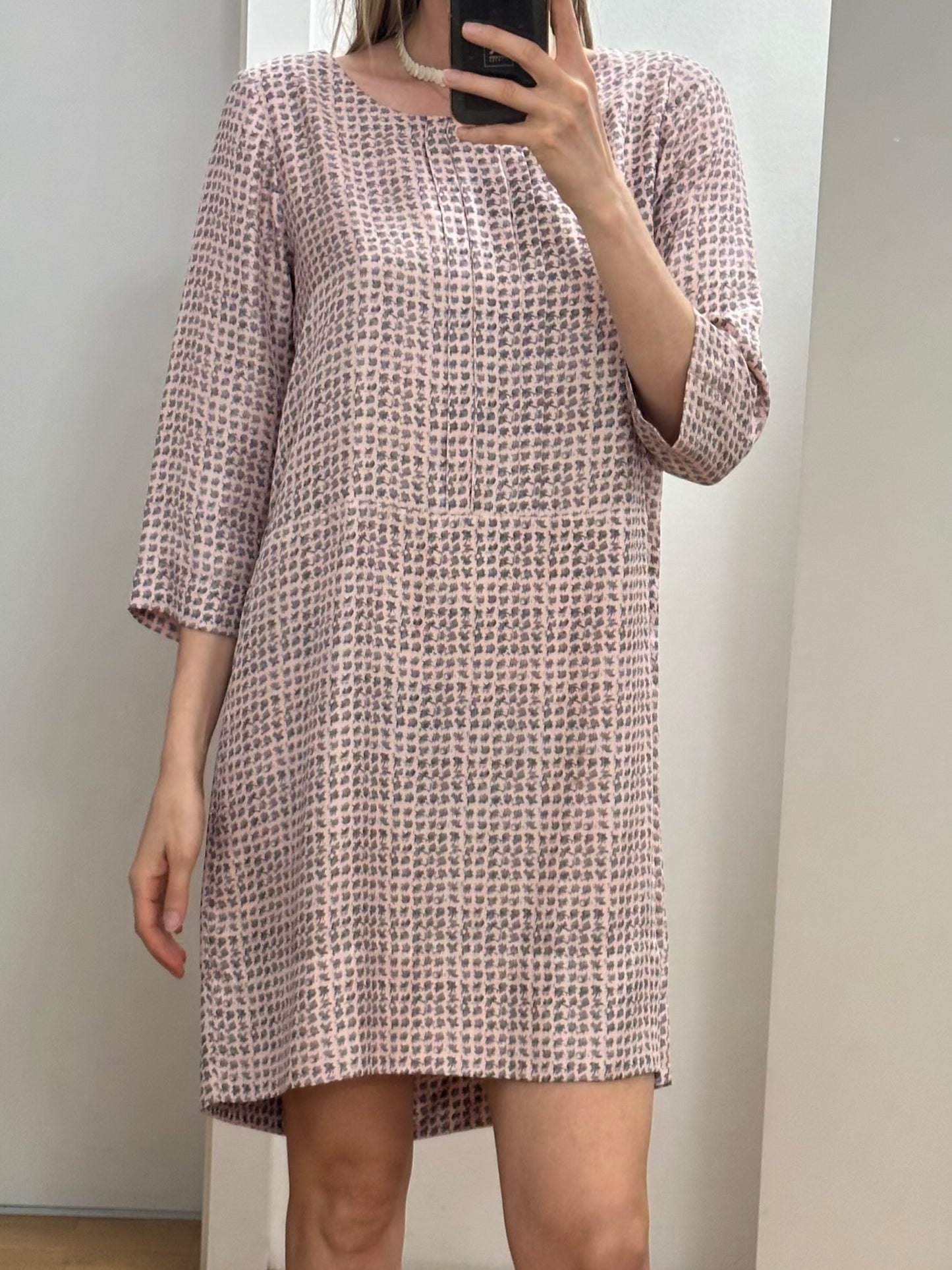 100% Silk Mini Dress S