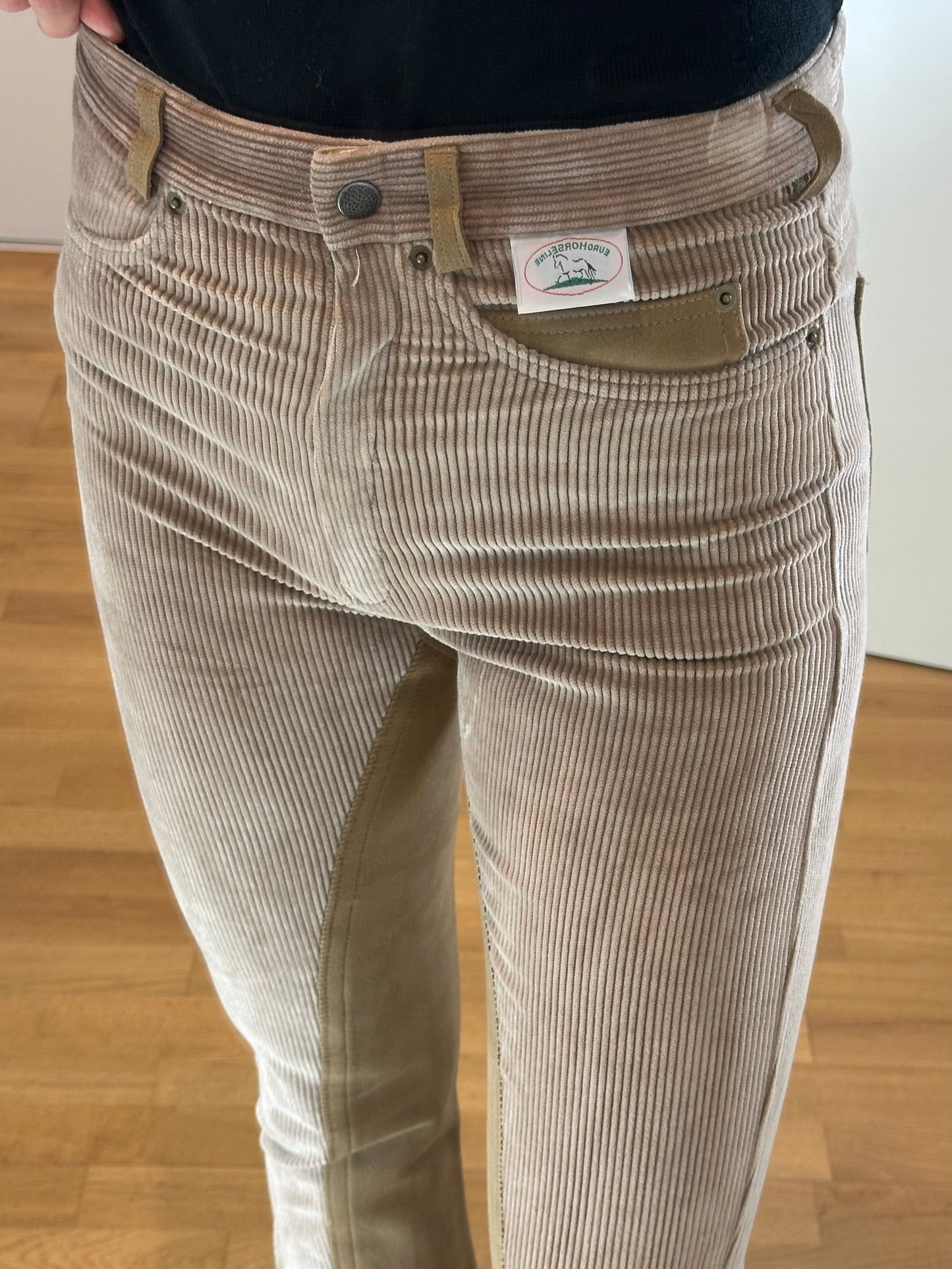 Vintage Beige Riding Trousers XS
