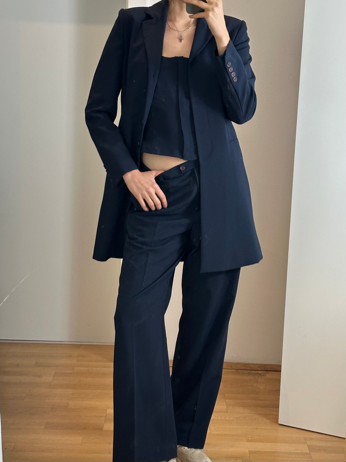 Vintage Navy Blue 3-piece set M