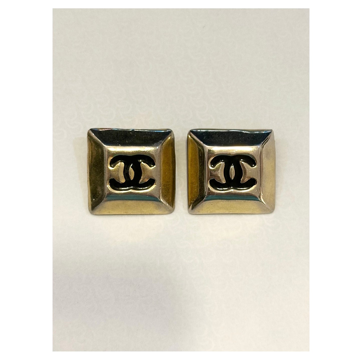 Vintage Chanel Gold Plated Earrings