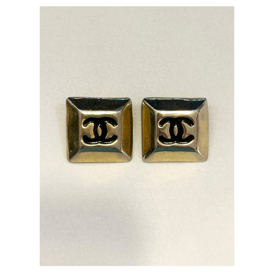 Vintage Chanel Gold Plated Earrings