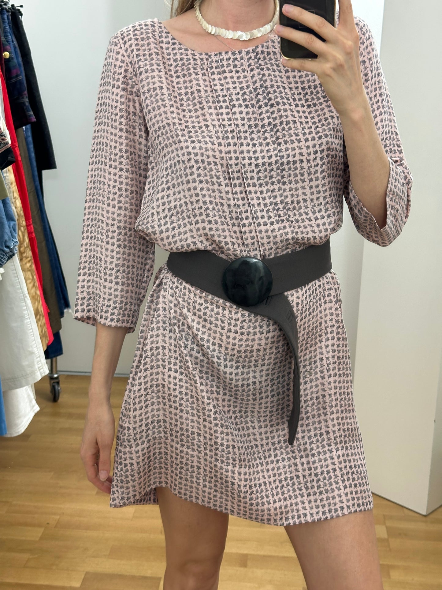 100% Silk Mini Dress S