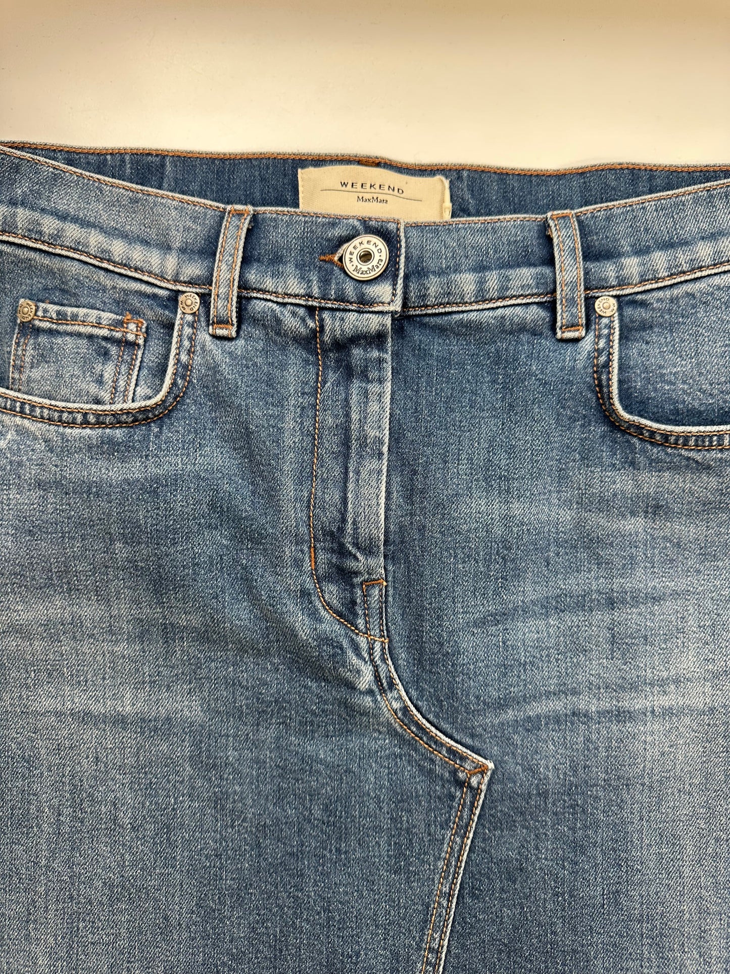 MaxMara Denim Skirt M