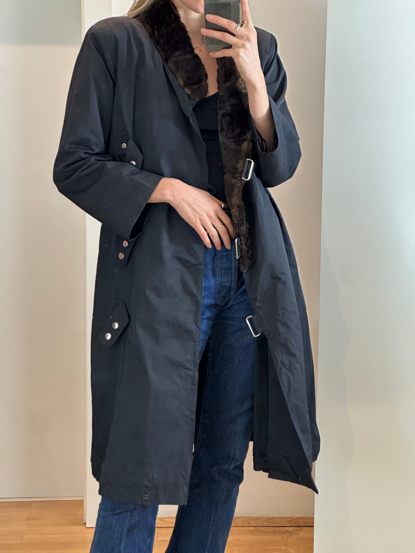 Vintage Trench Coat M/L