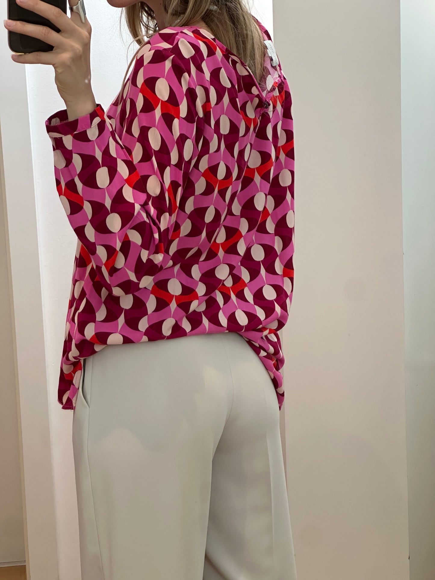 Milano Italy Viscose Blouse M