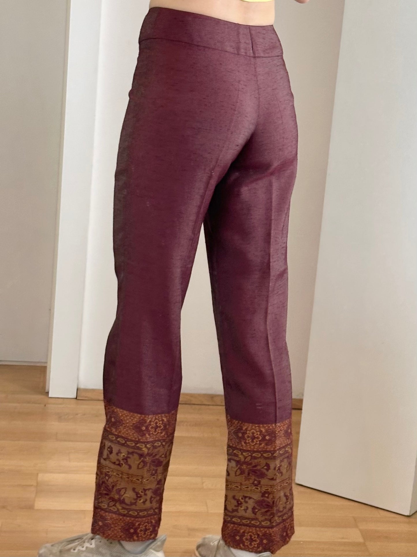 Vintage Burgundy Trousers S
