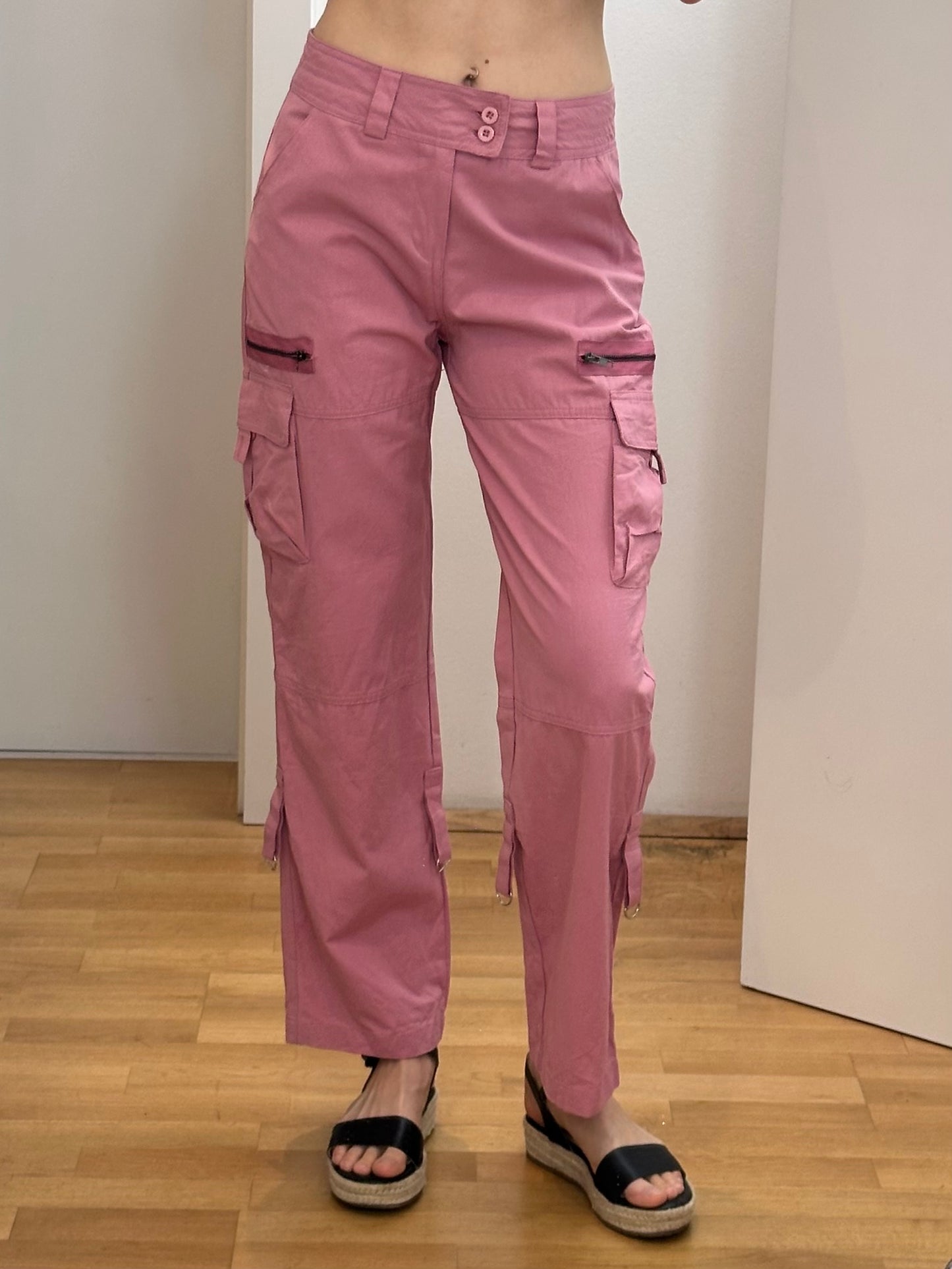 Cotton Y2K Pink Trousers S