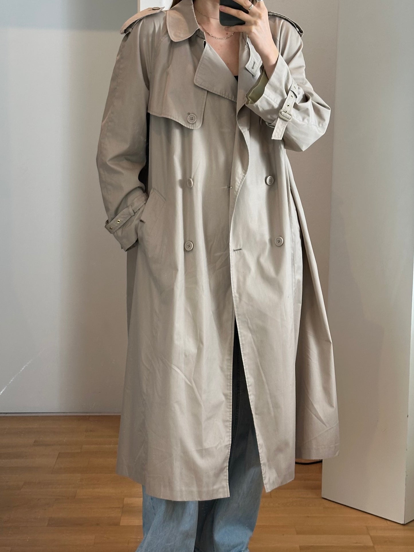 Vintage Lightweight Trench Coat L