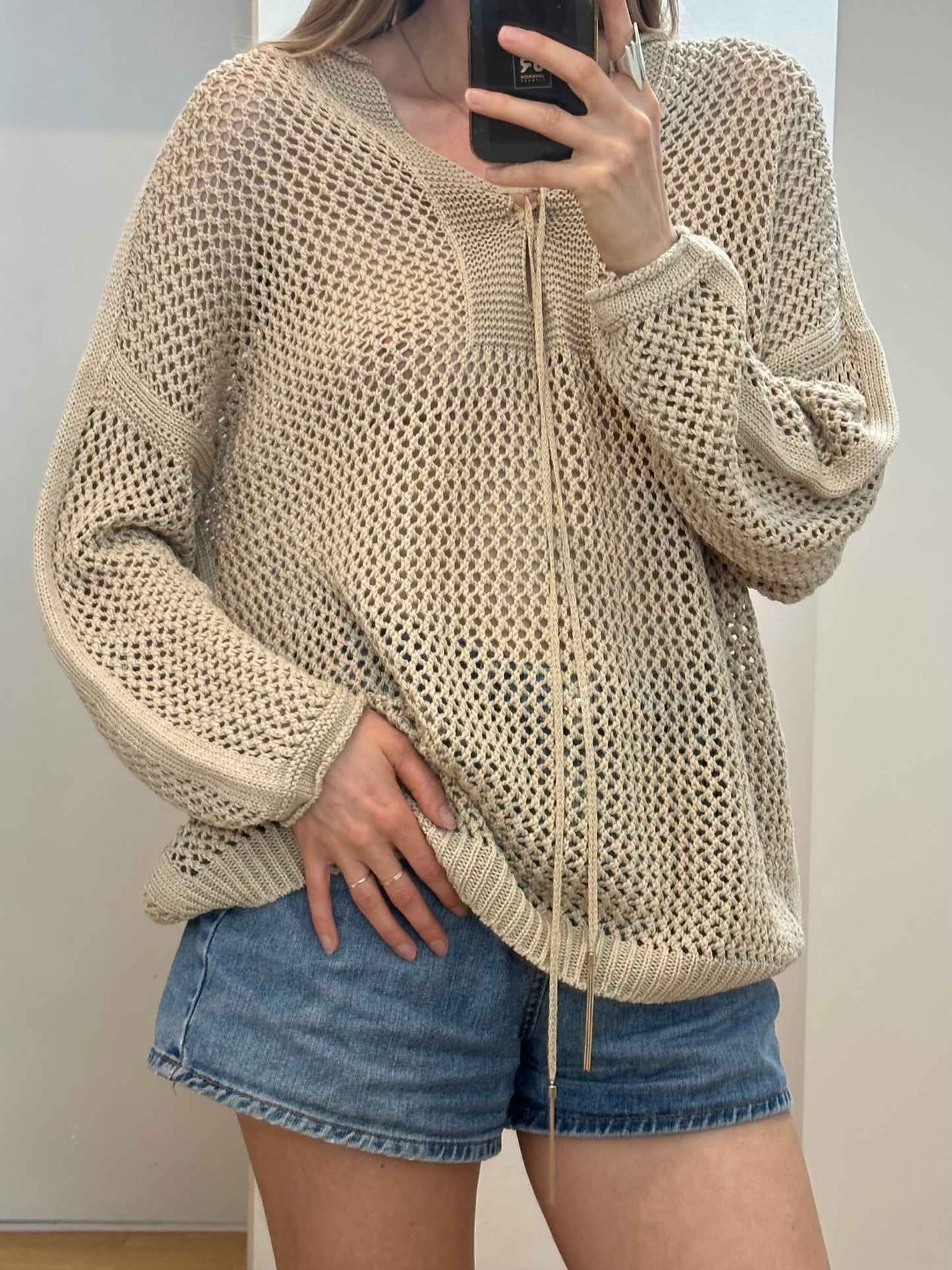 MarcCain Cotton Knit Sweater L
