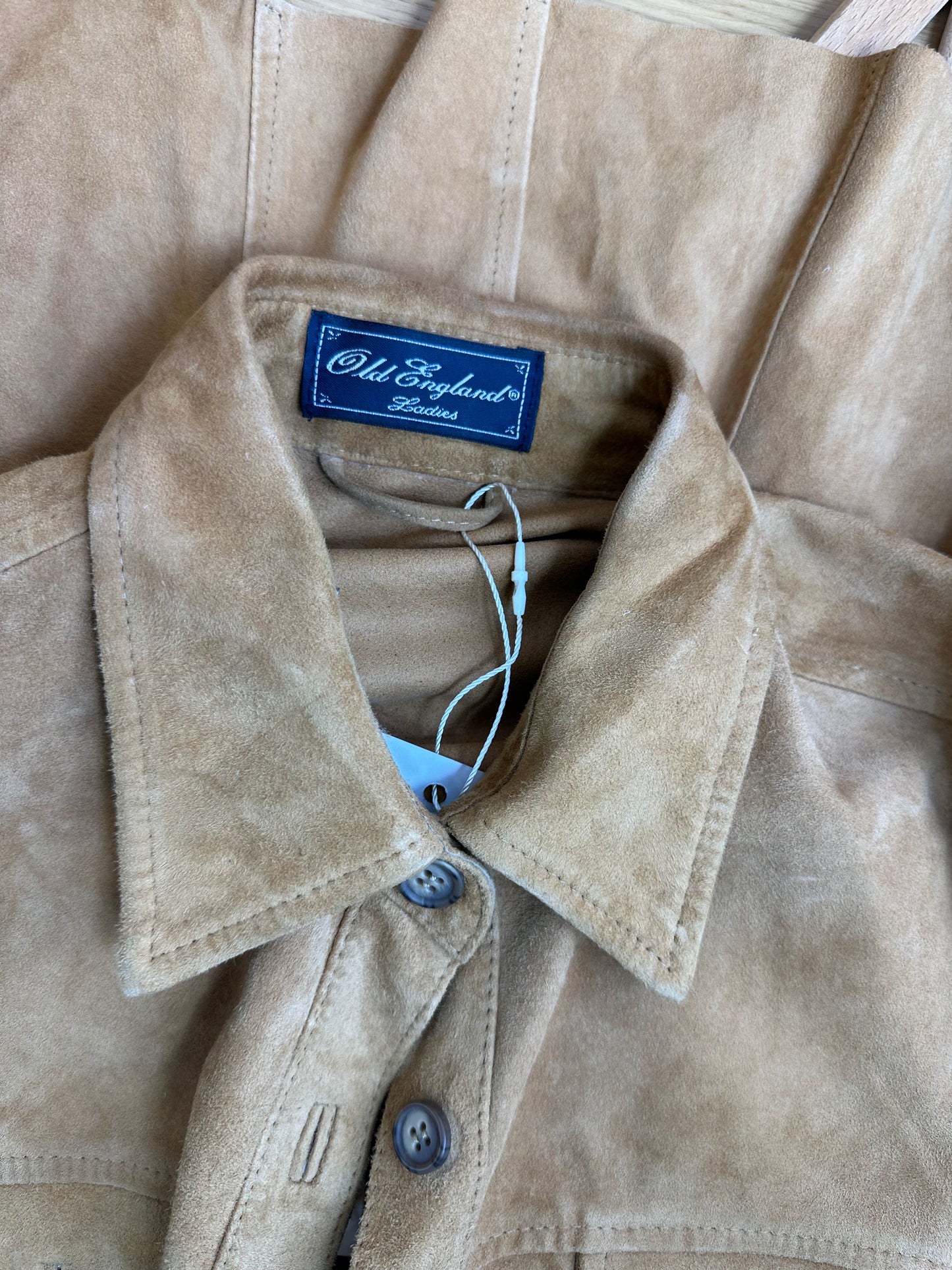 Vintage Suede Leather Shirt XS