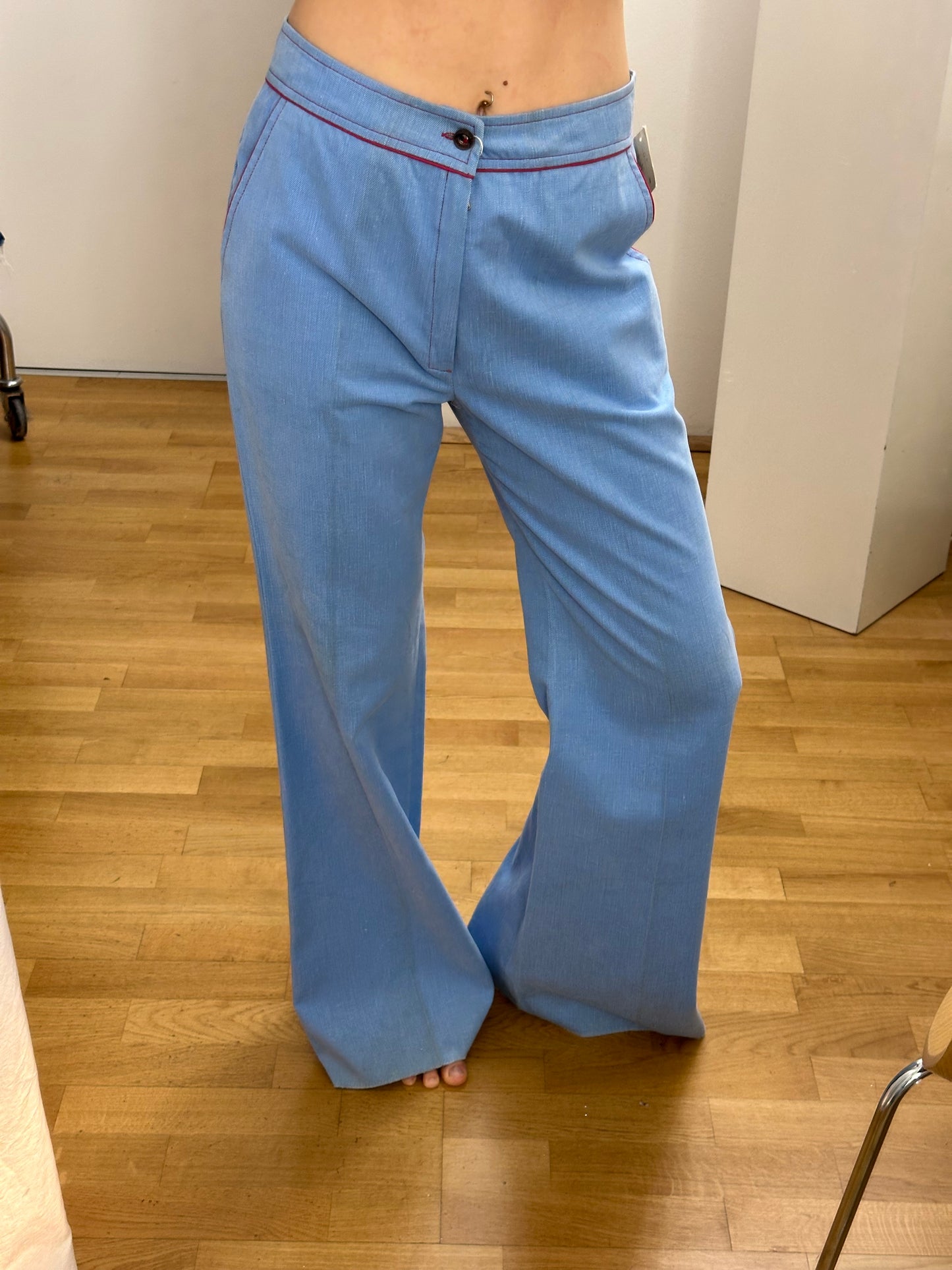 Vintage Cotton Trousers M 38