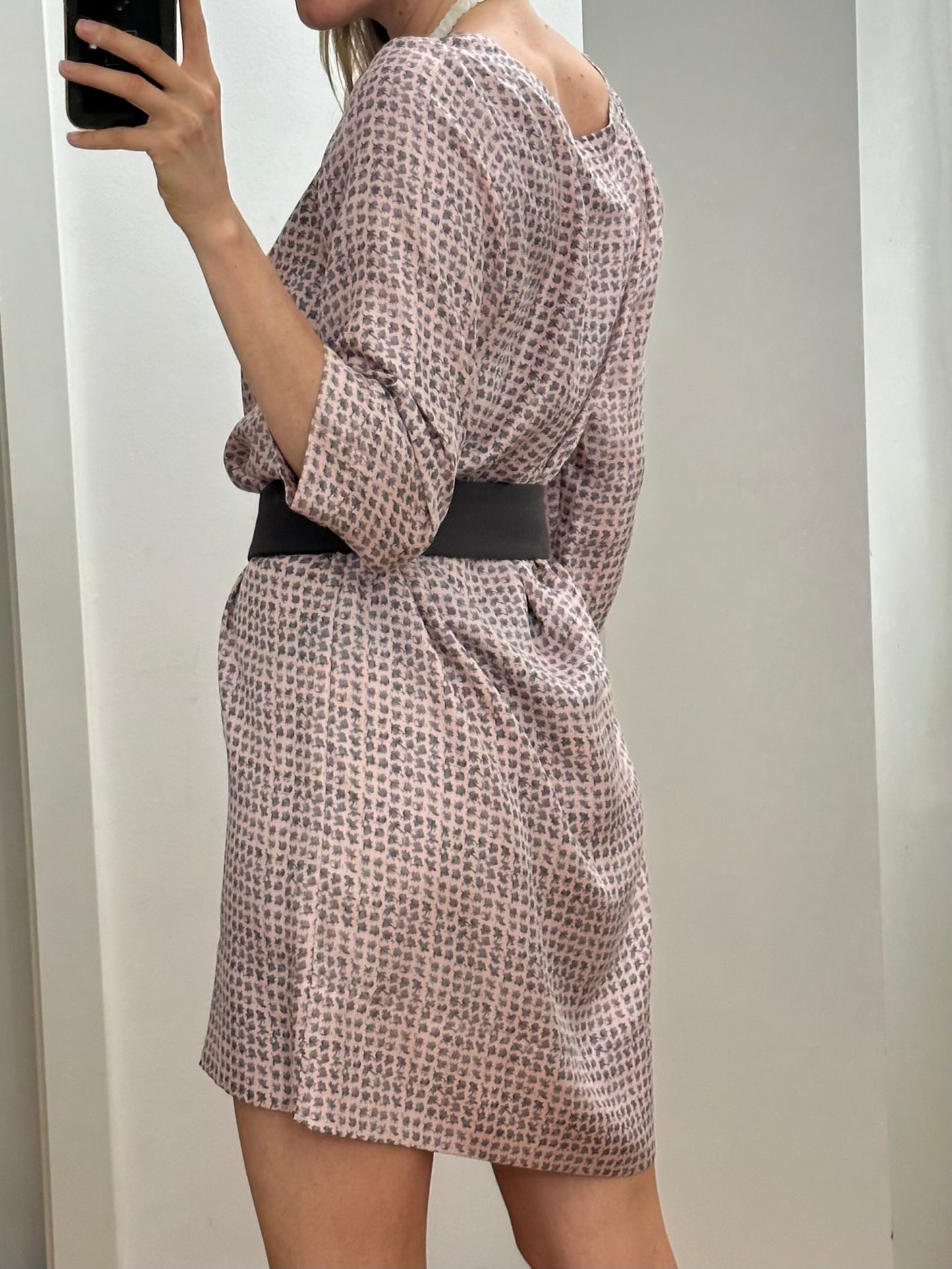100% Silk Mini Dress S