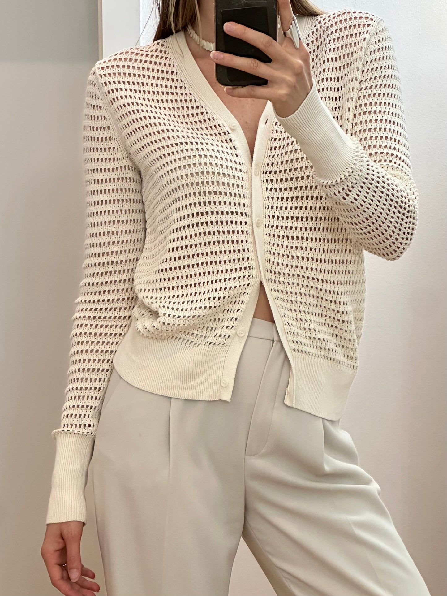 COS Cotton Cardigan S