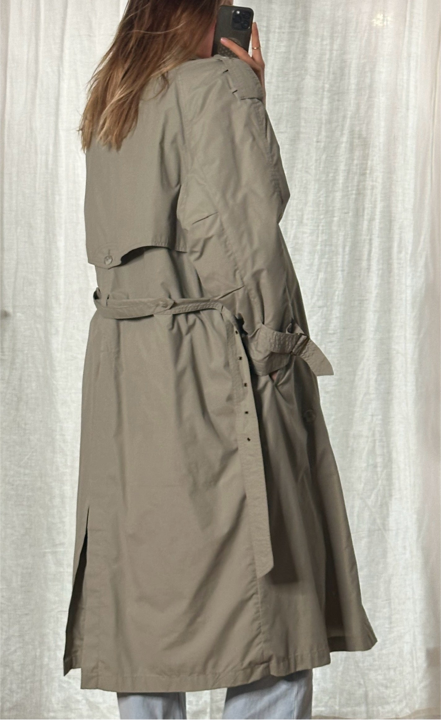 Warm Vintage Trench Coat M/L