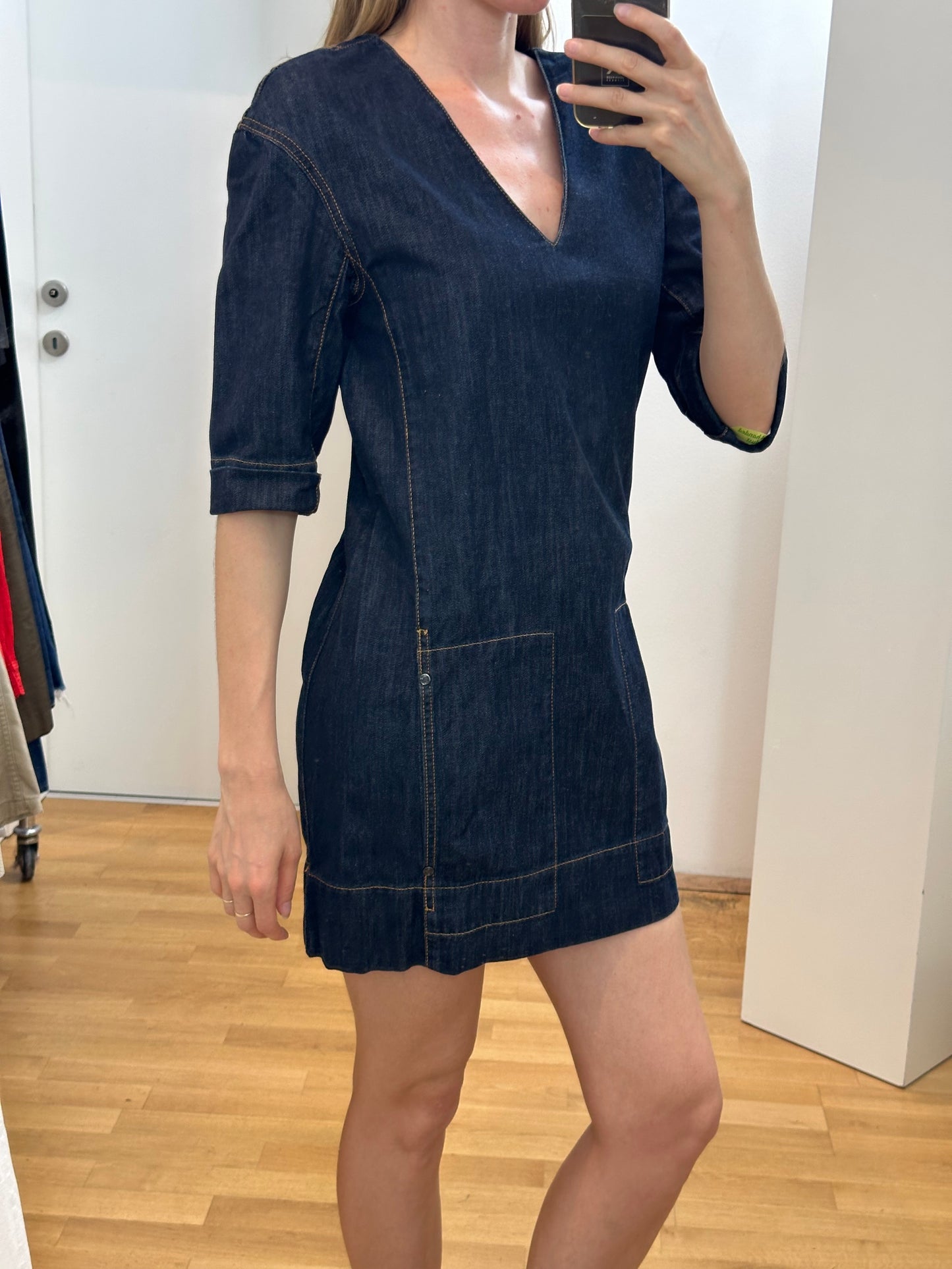 Stefanel Denim Mini Dress S