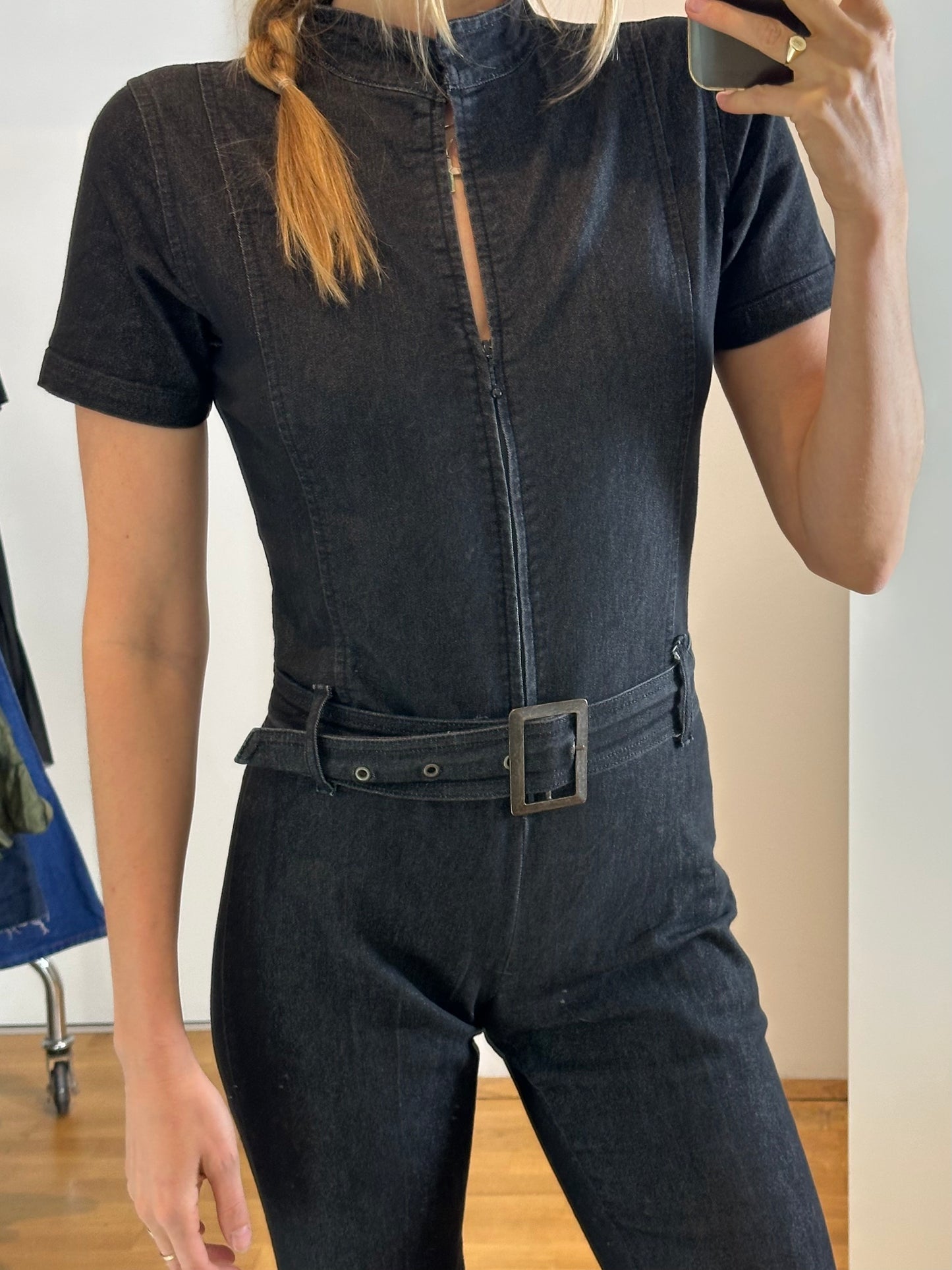 Vintage Vintage Denim Jumpsuit XS/S Petite
