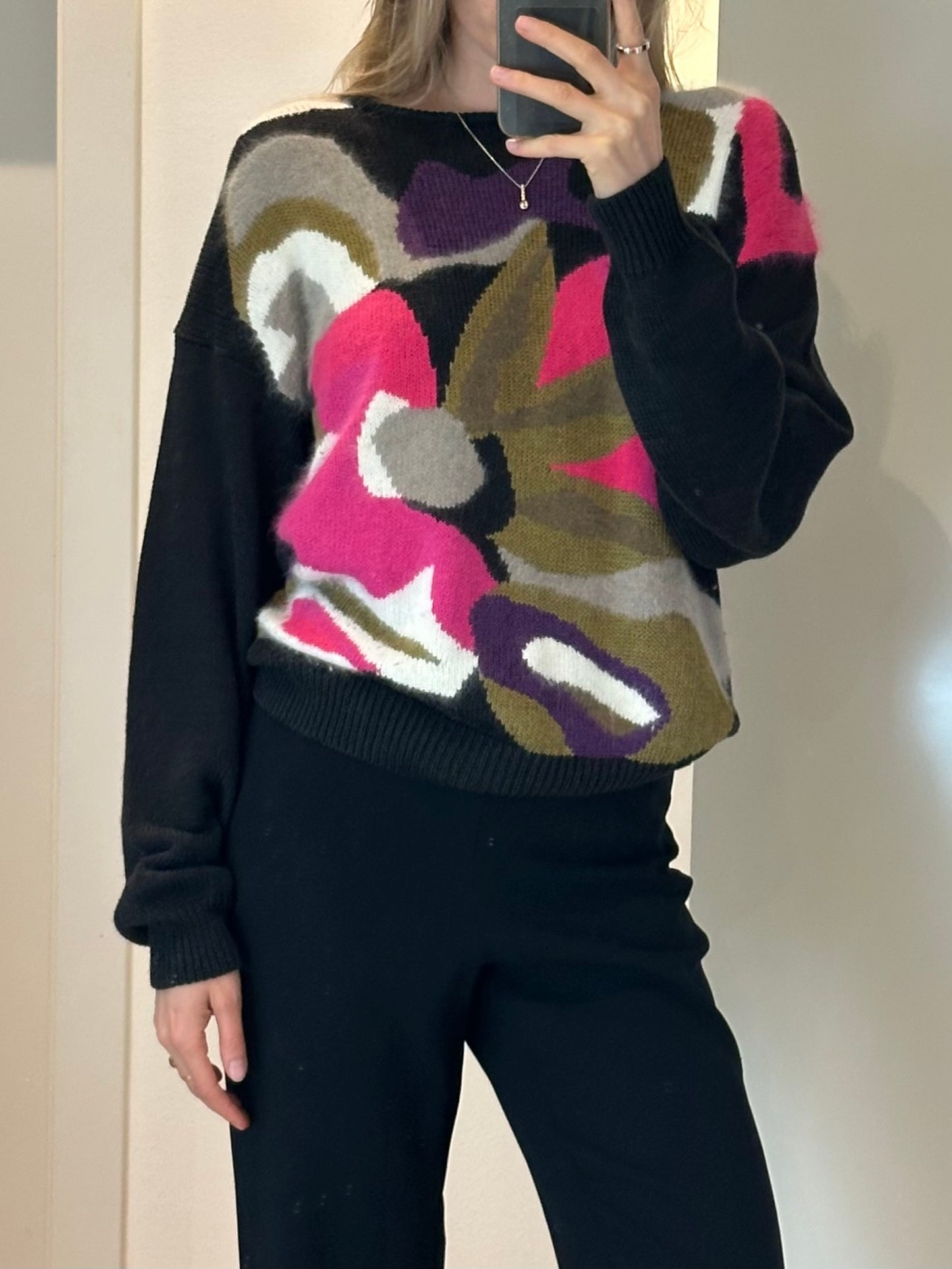Vintage Angora Ramie Sweater M/L