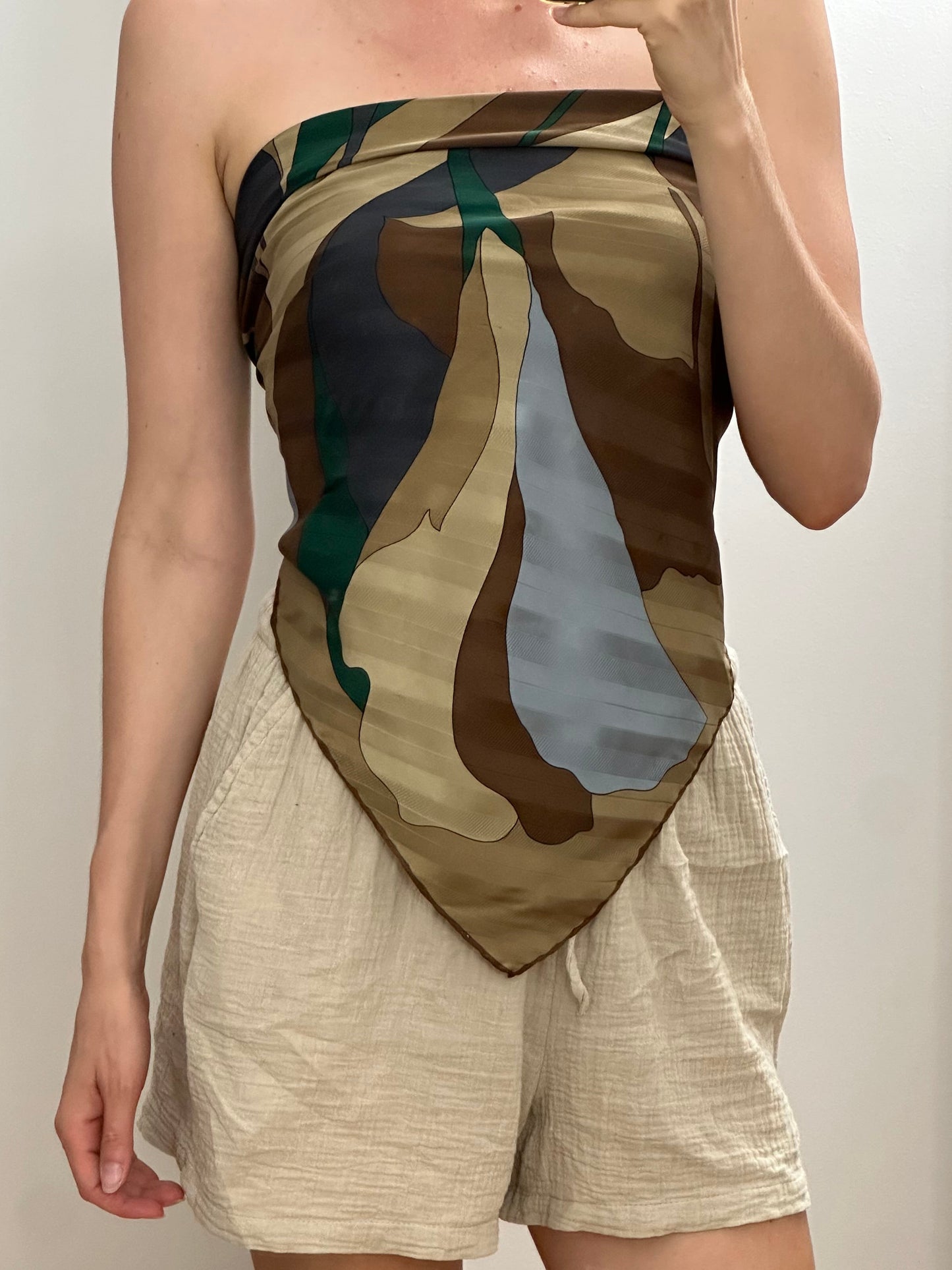 Saint Michel Vintage Silk Scarf