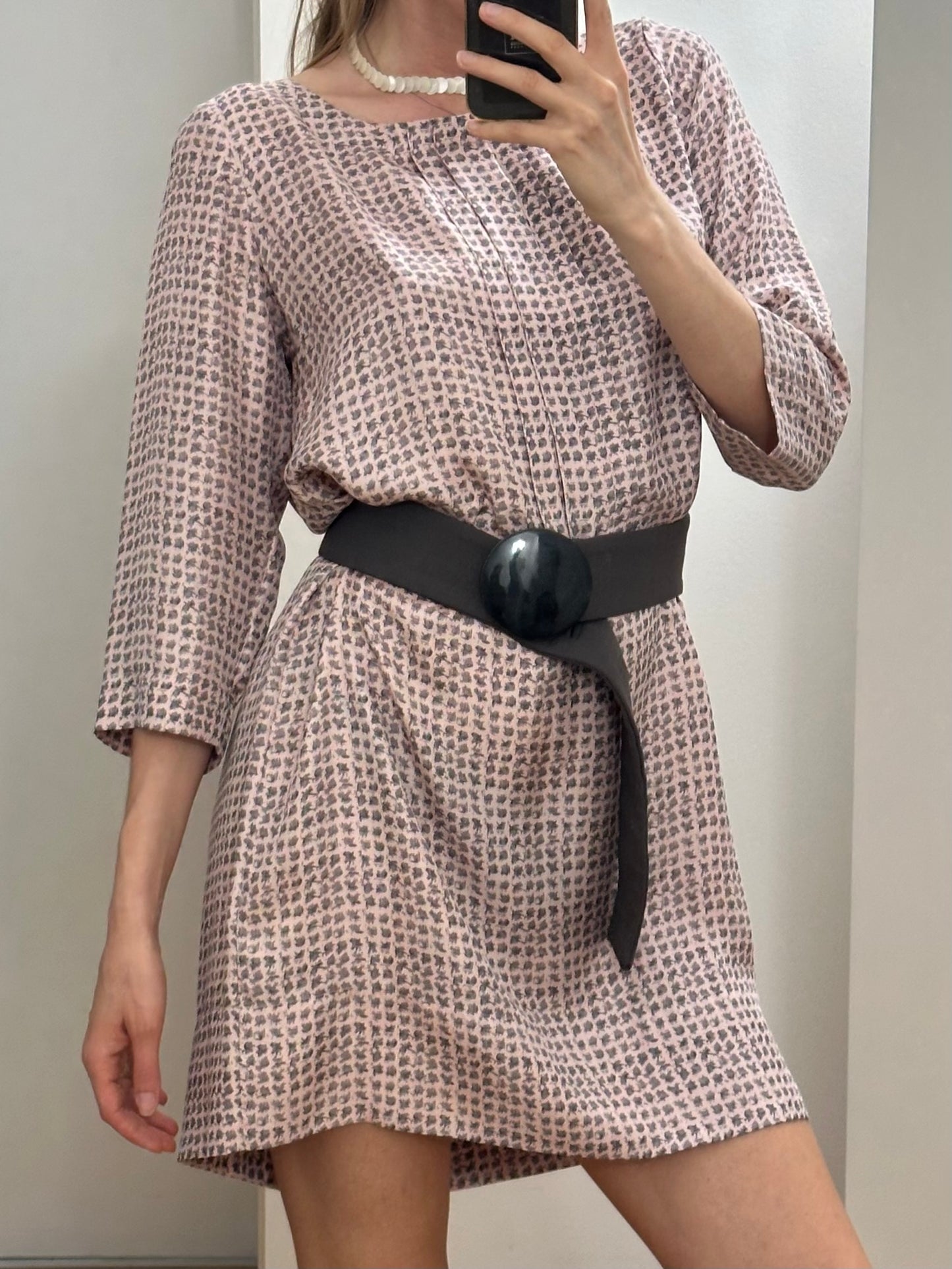 100% Silk Mini Dress S