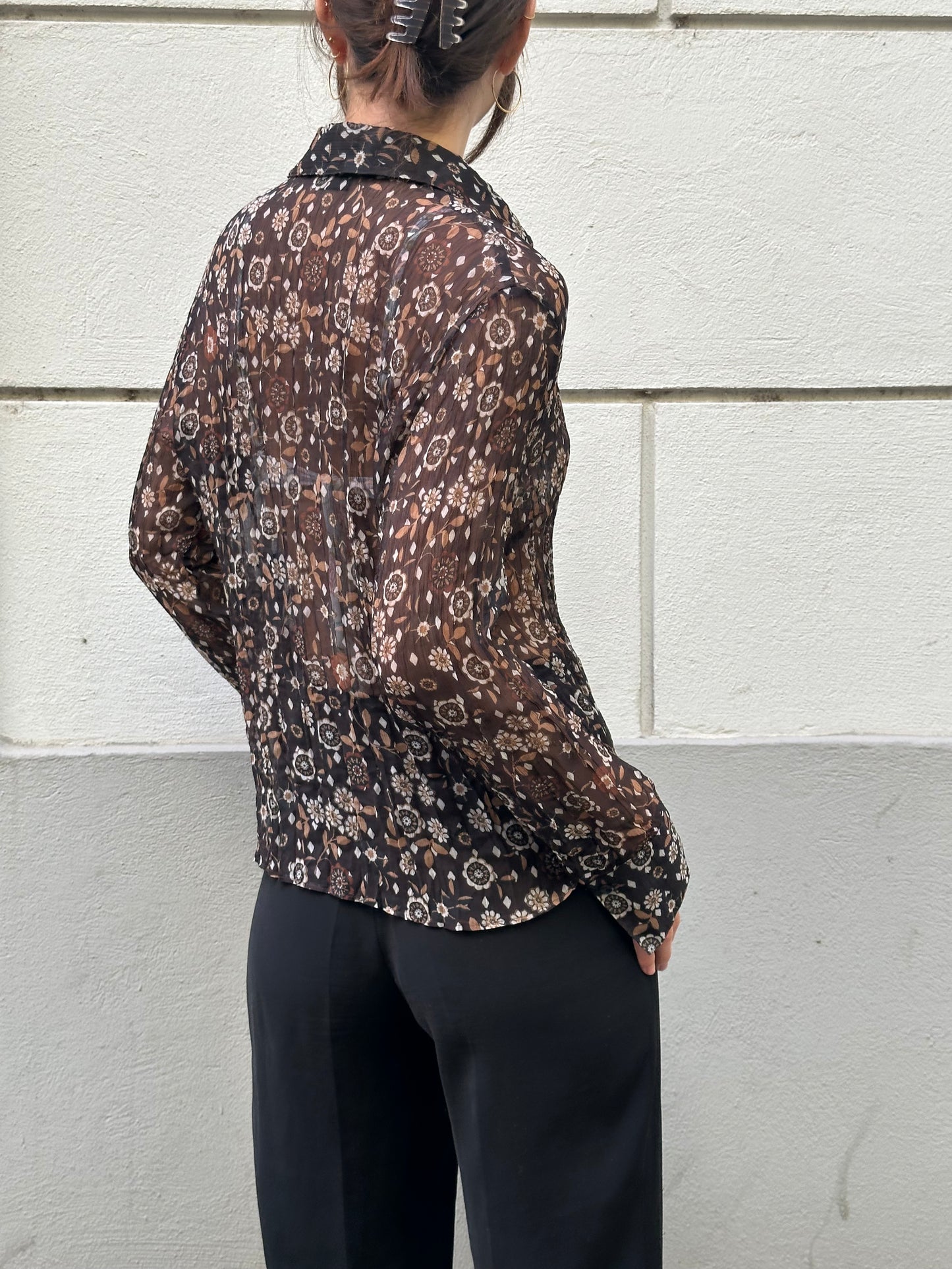 Garry Weber Printed Button Down Blouse S