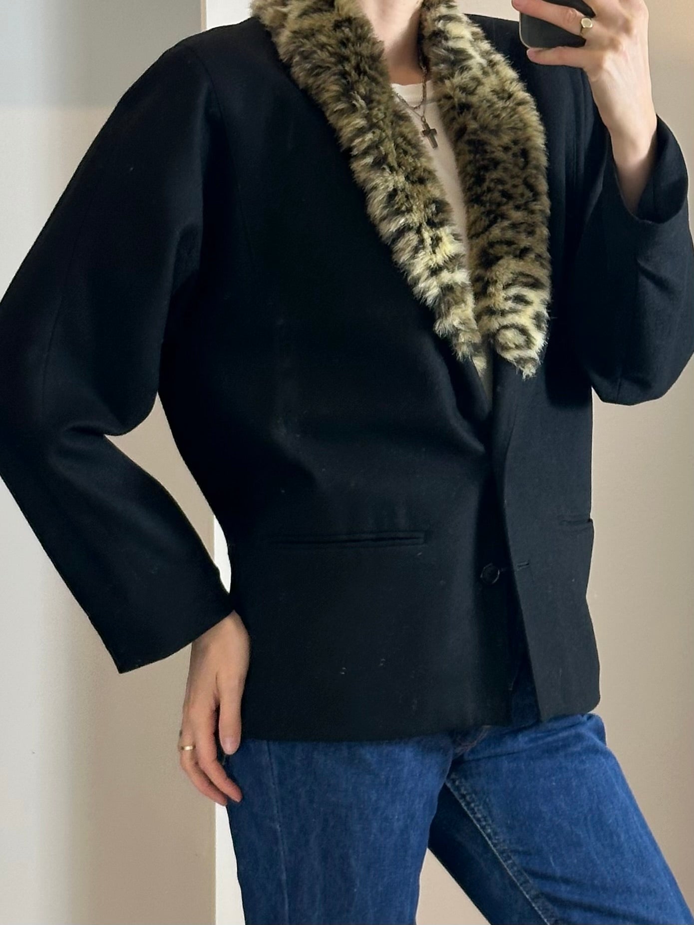 Vintage Pure New Wool Blazer M