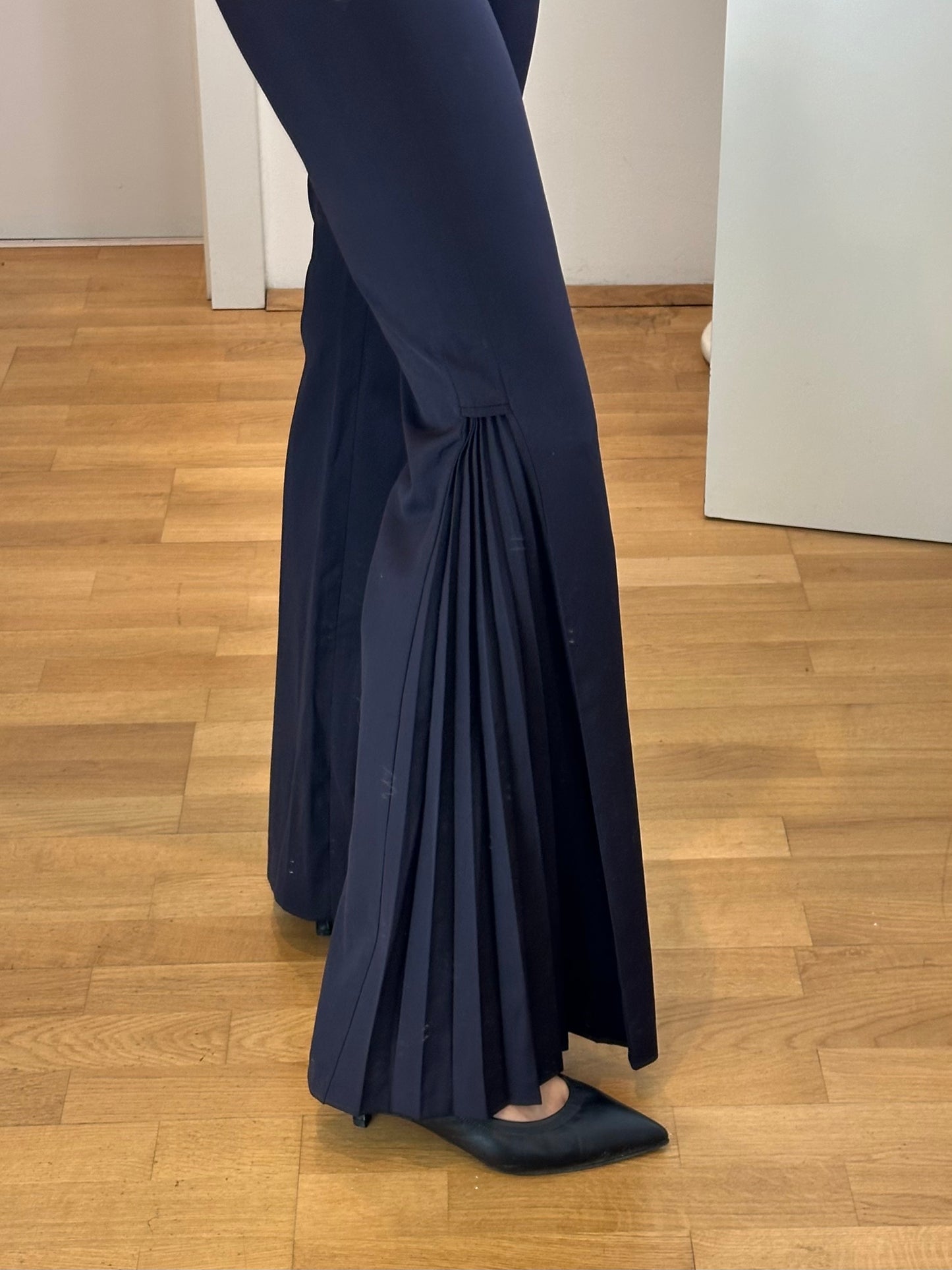 Vintage Flared Dark Purple Trousers S