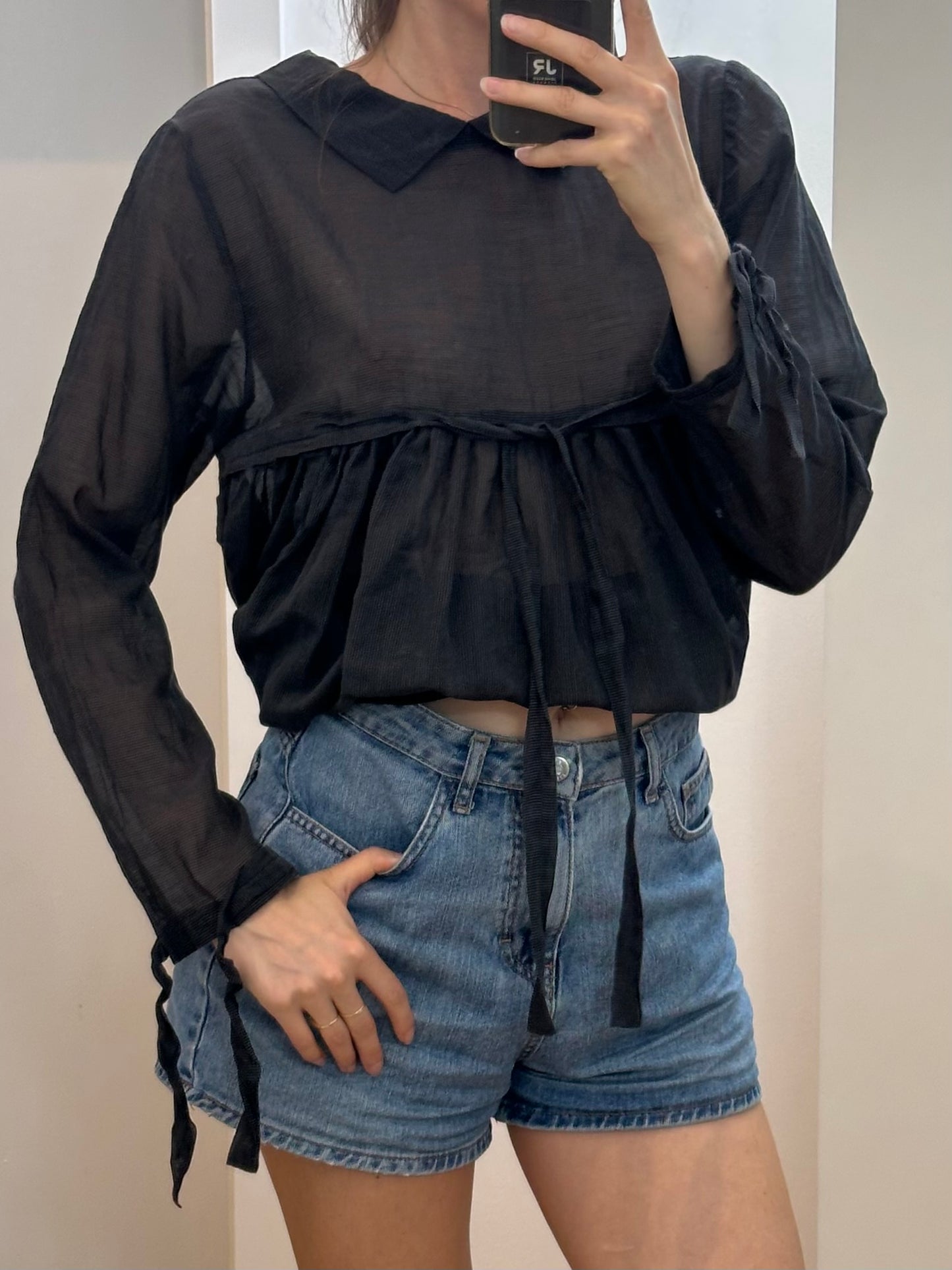 Vintage Cotton Blouse S