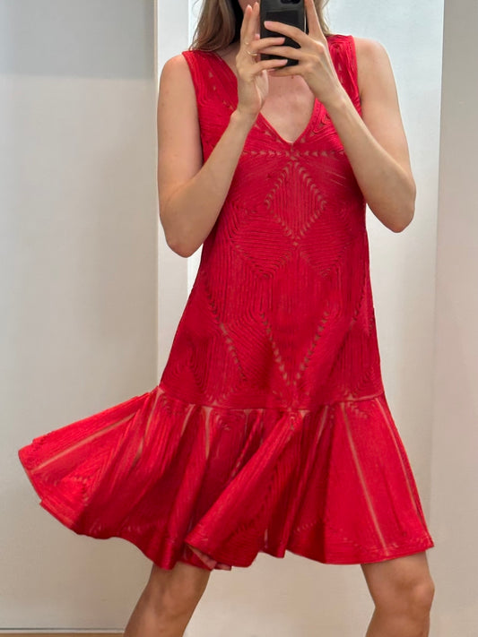 JS Collections Red Dress M/L