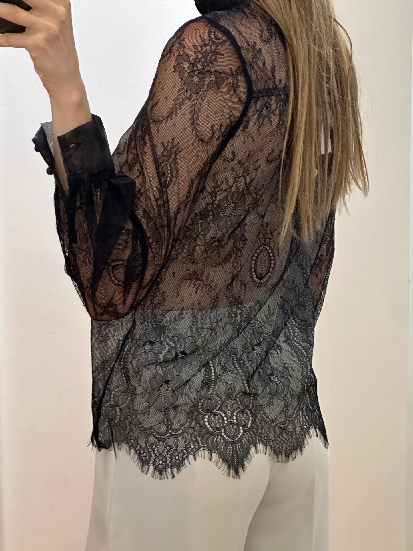 Marc Ellis Lace Blouse XS