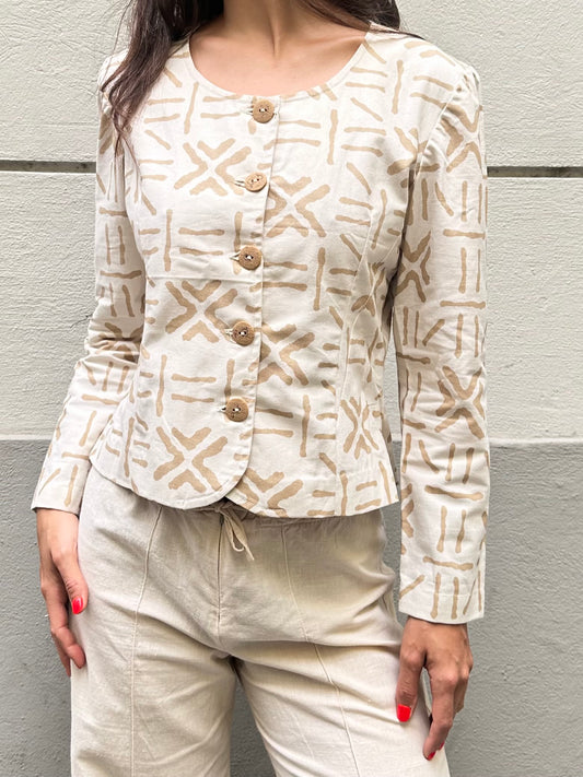 Tailormade Cream Vintage Blazer Jacket S