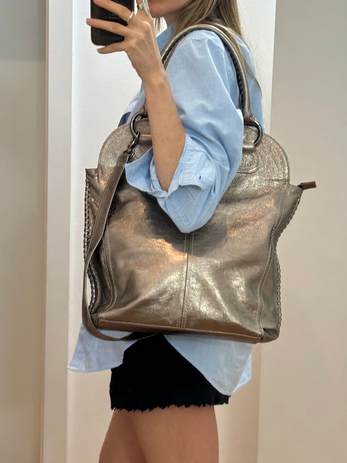 Lila Pix Vienna Leather Bag