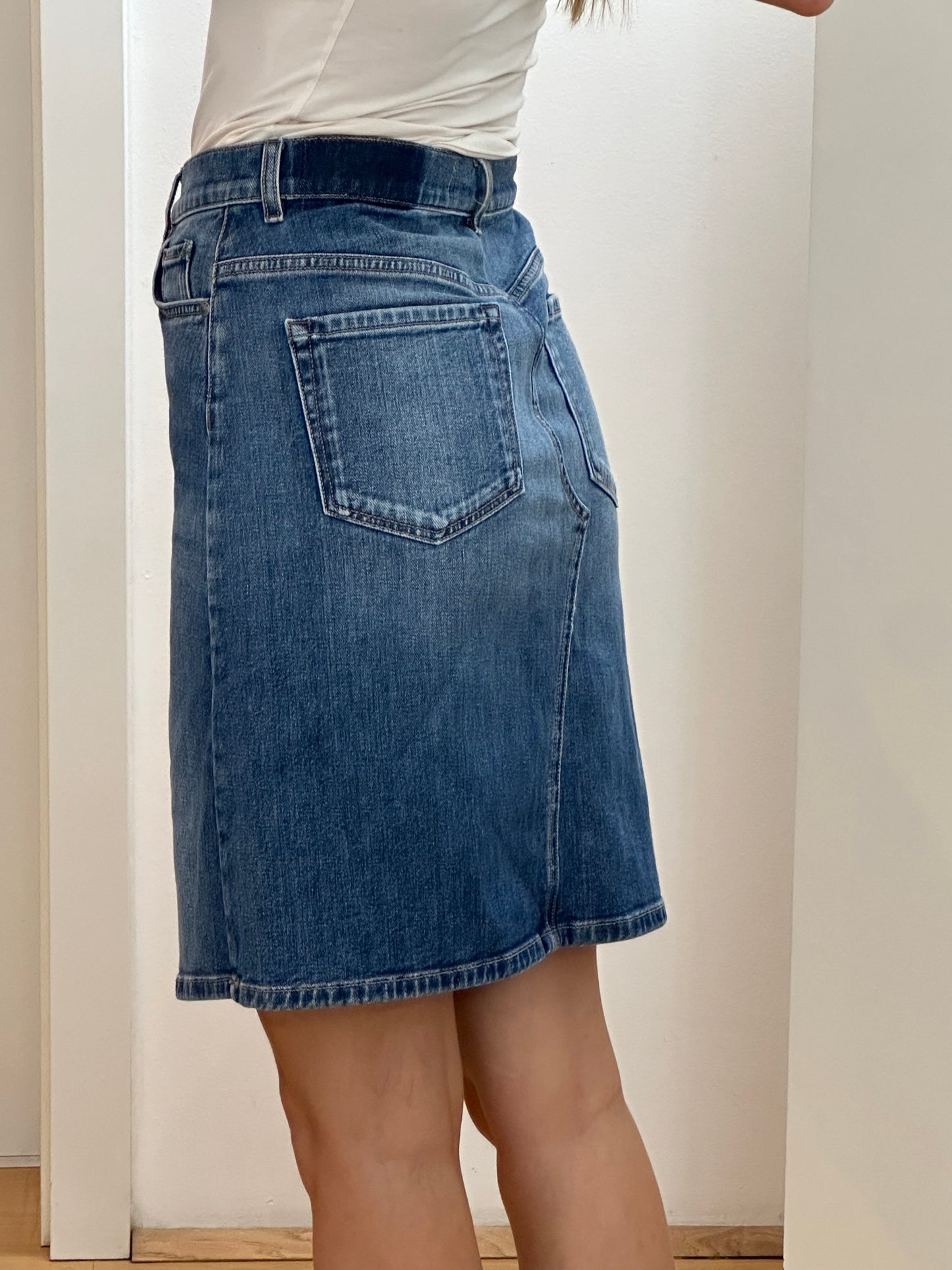 MaxMara Weekend Denim Skirt S