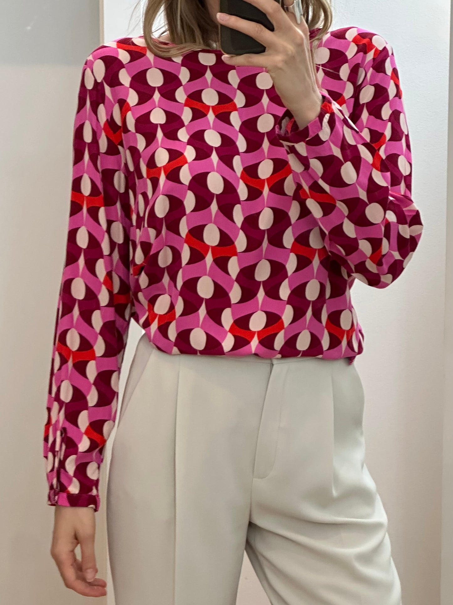Milano Italy Viscose Blouse M