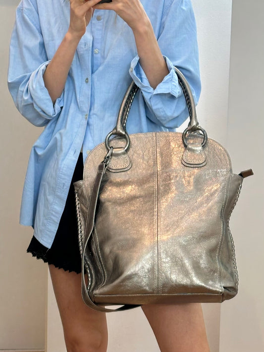 Lila Pix Vienna Leather Bag