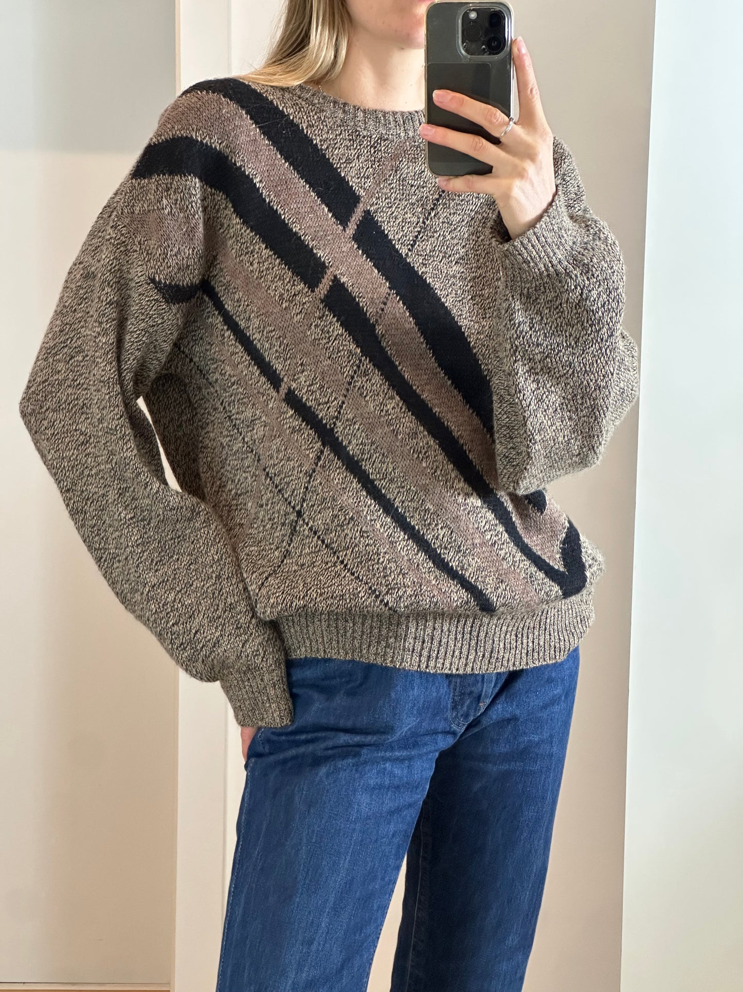 Vintage Brown Sweater L/XL