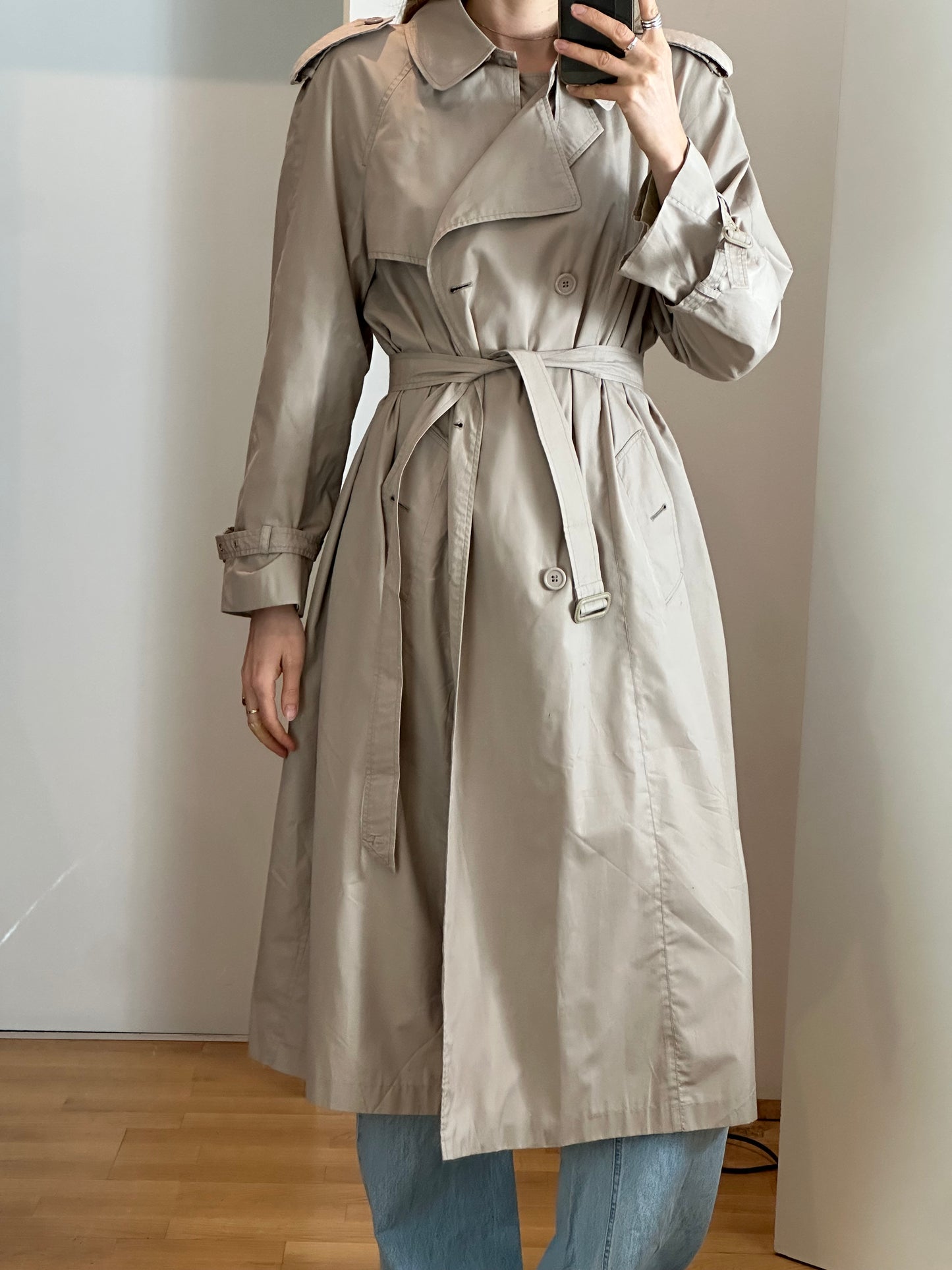 Vintage Lightweight Trench Coat L
