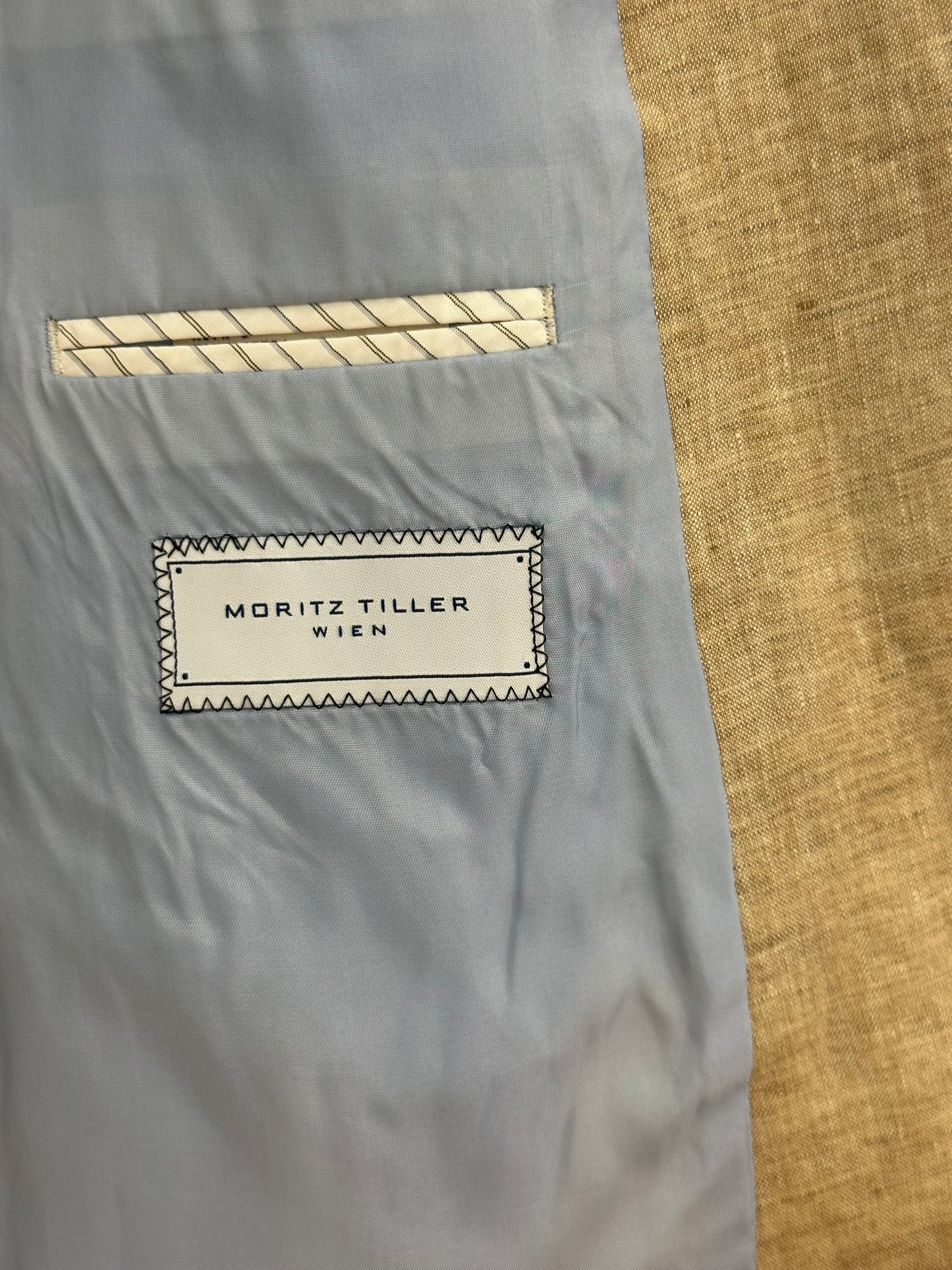 Moritz Tiller Vintage Linen Blazer XL