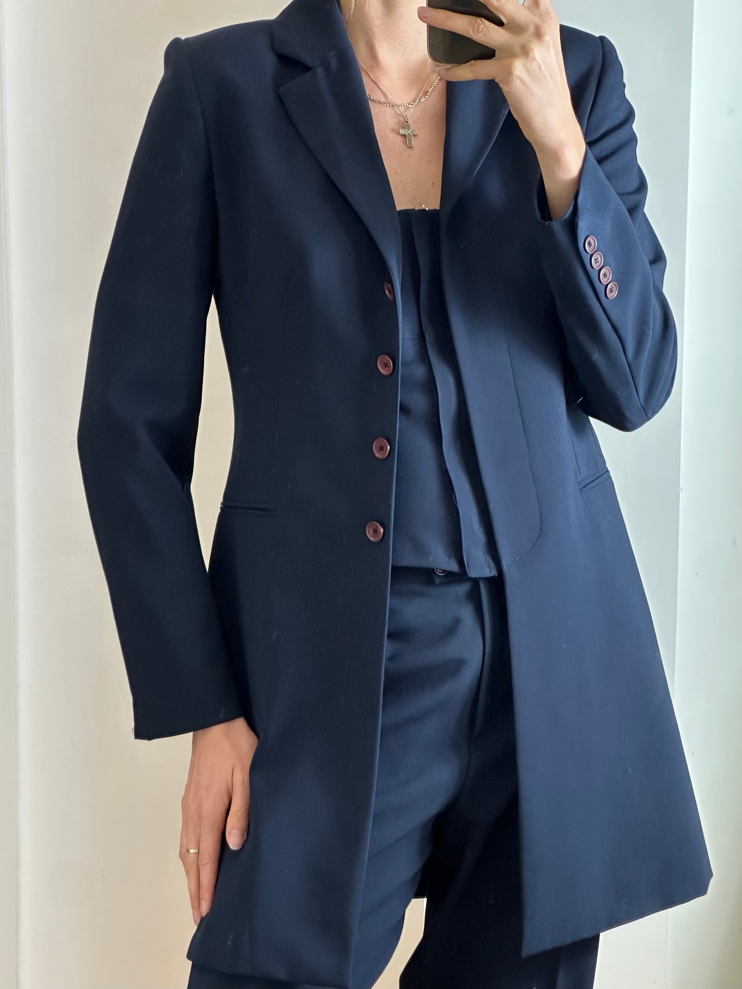 Vintage Navy Blue 3-piece set M