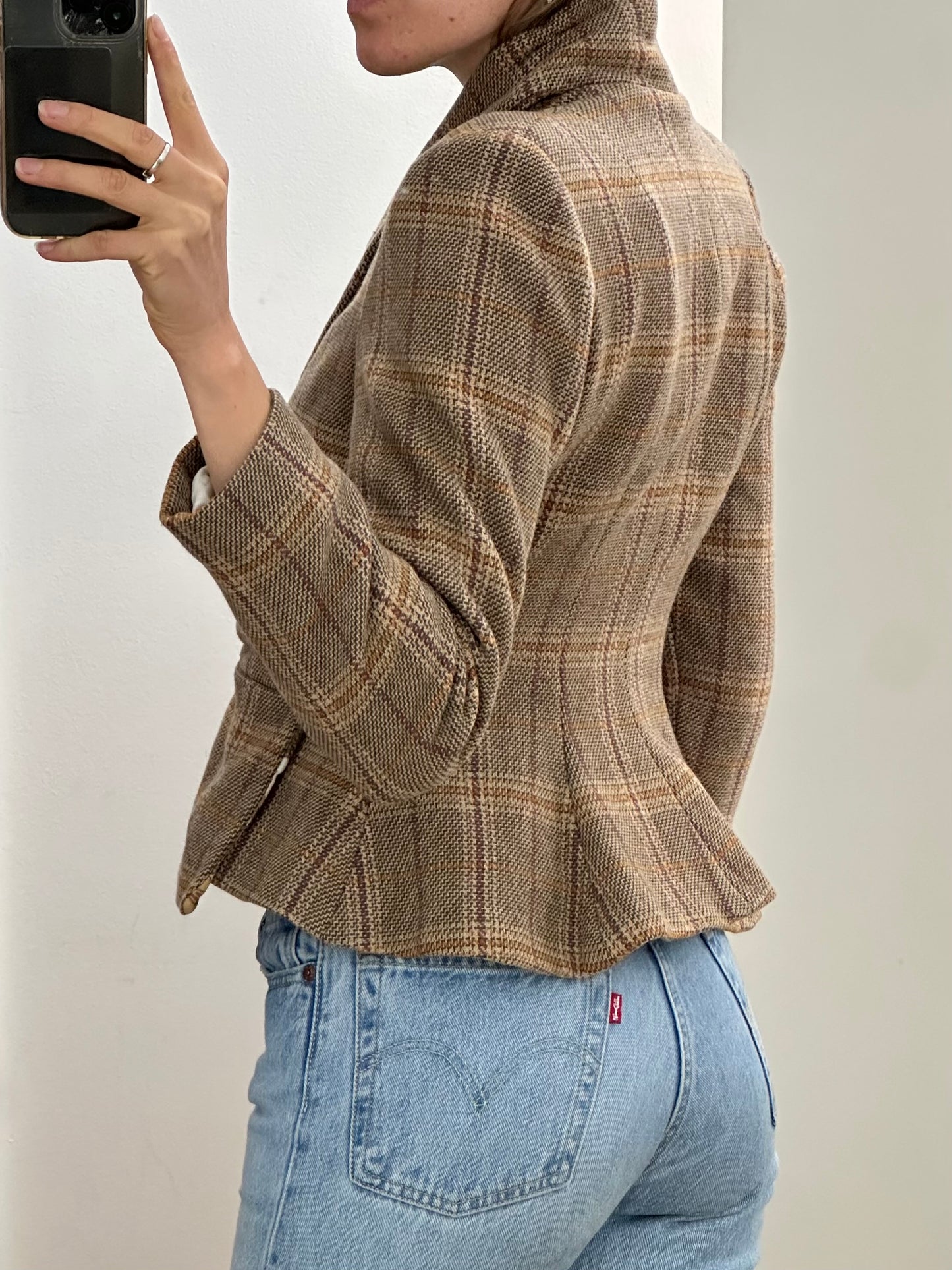 Vintage 100% Wool Blazer Jacket XS/S