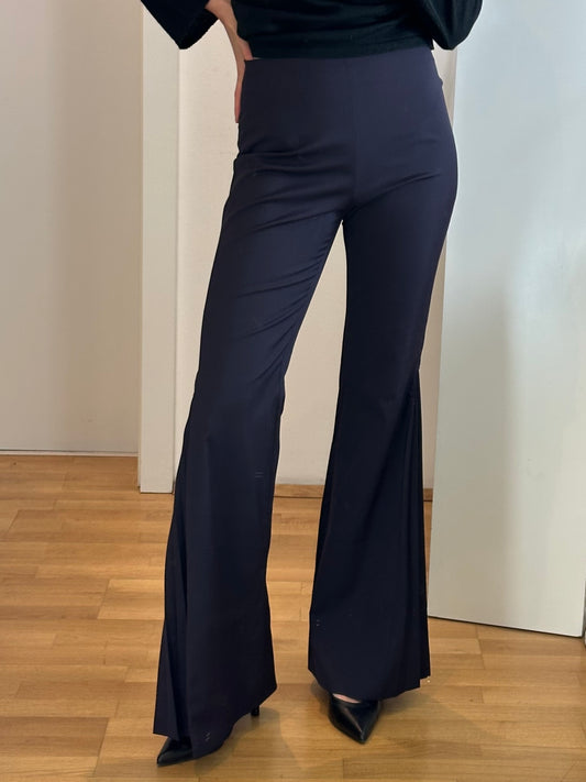 Vintage Flared Dark Purple Trousers S