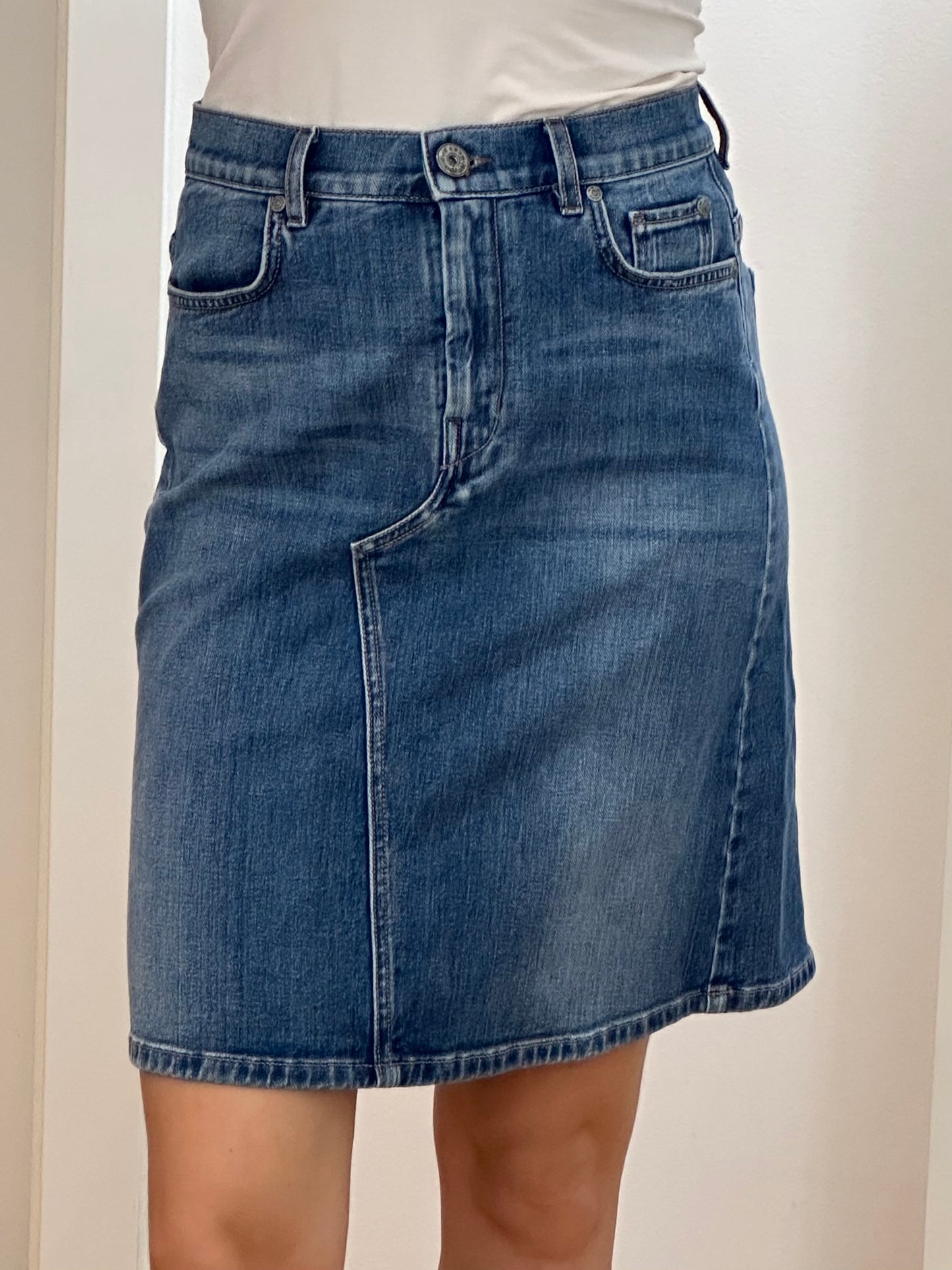 MaxMara Weekend Denim Skirt S