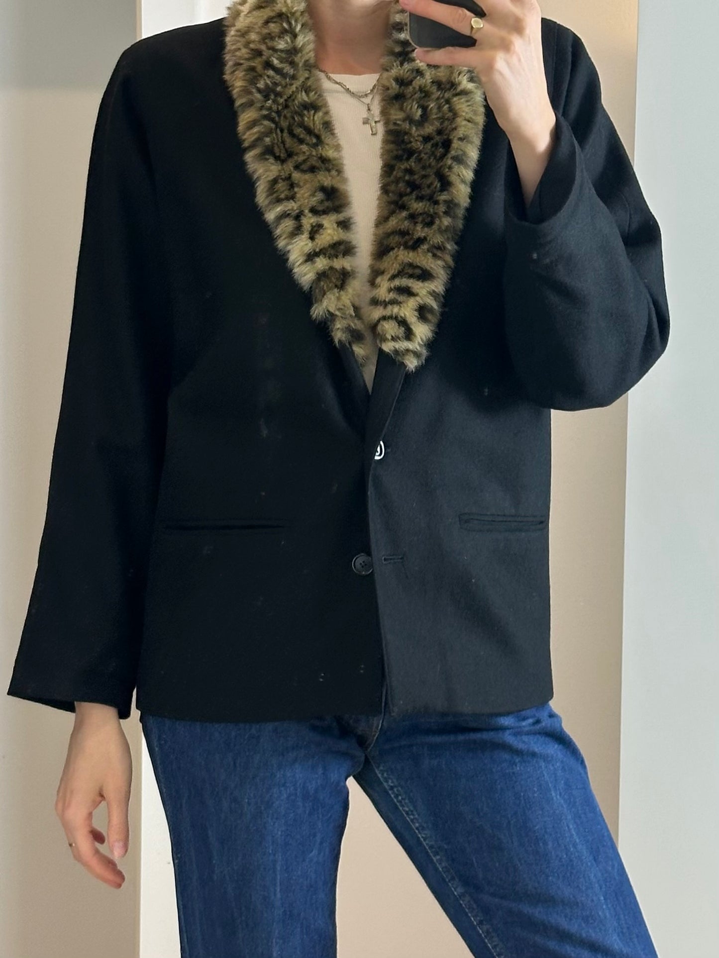 Vintage Pure New Wool Blazer M