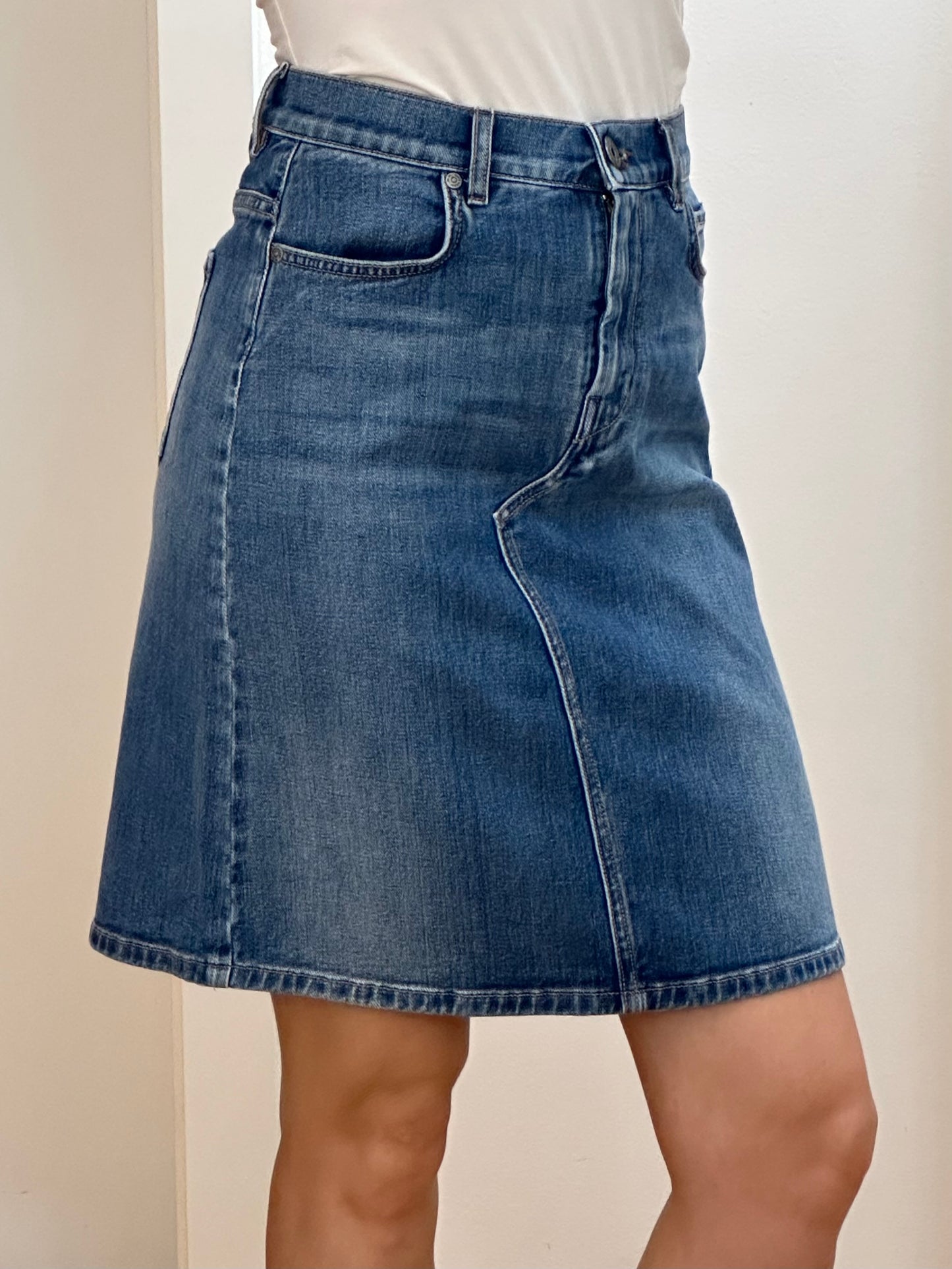 MaxMara Weekend Denim Skirt S