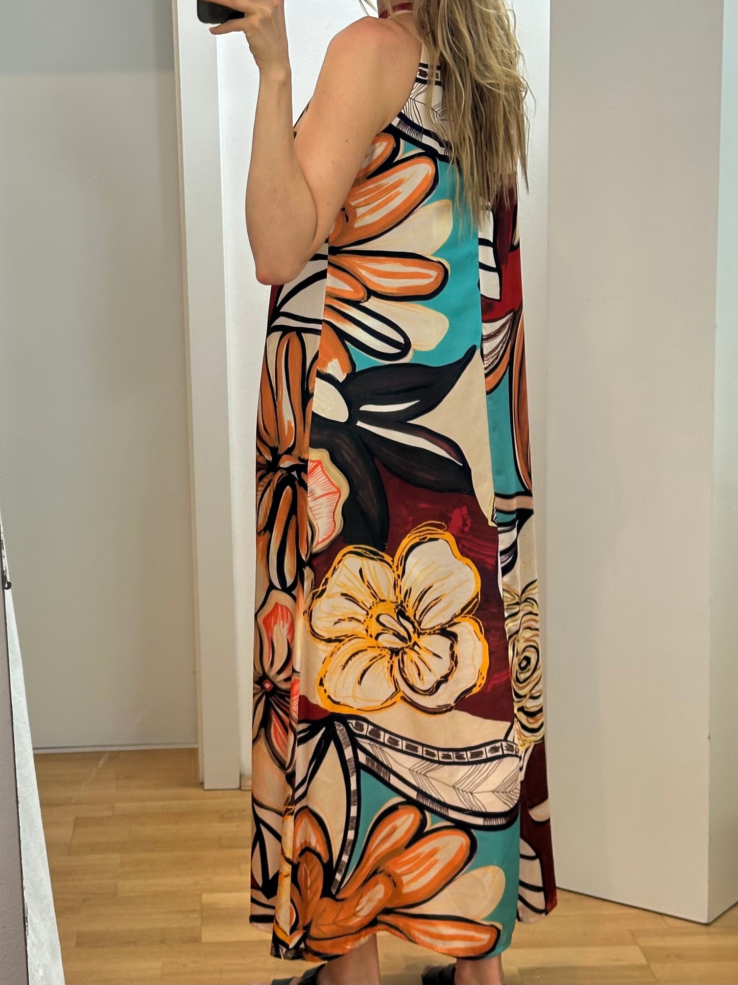Floral Maxi Dress S