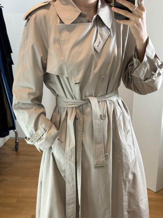 Vintage Lightweight Trench Coat L