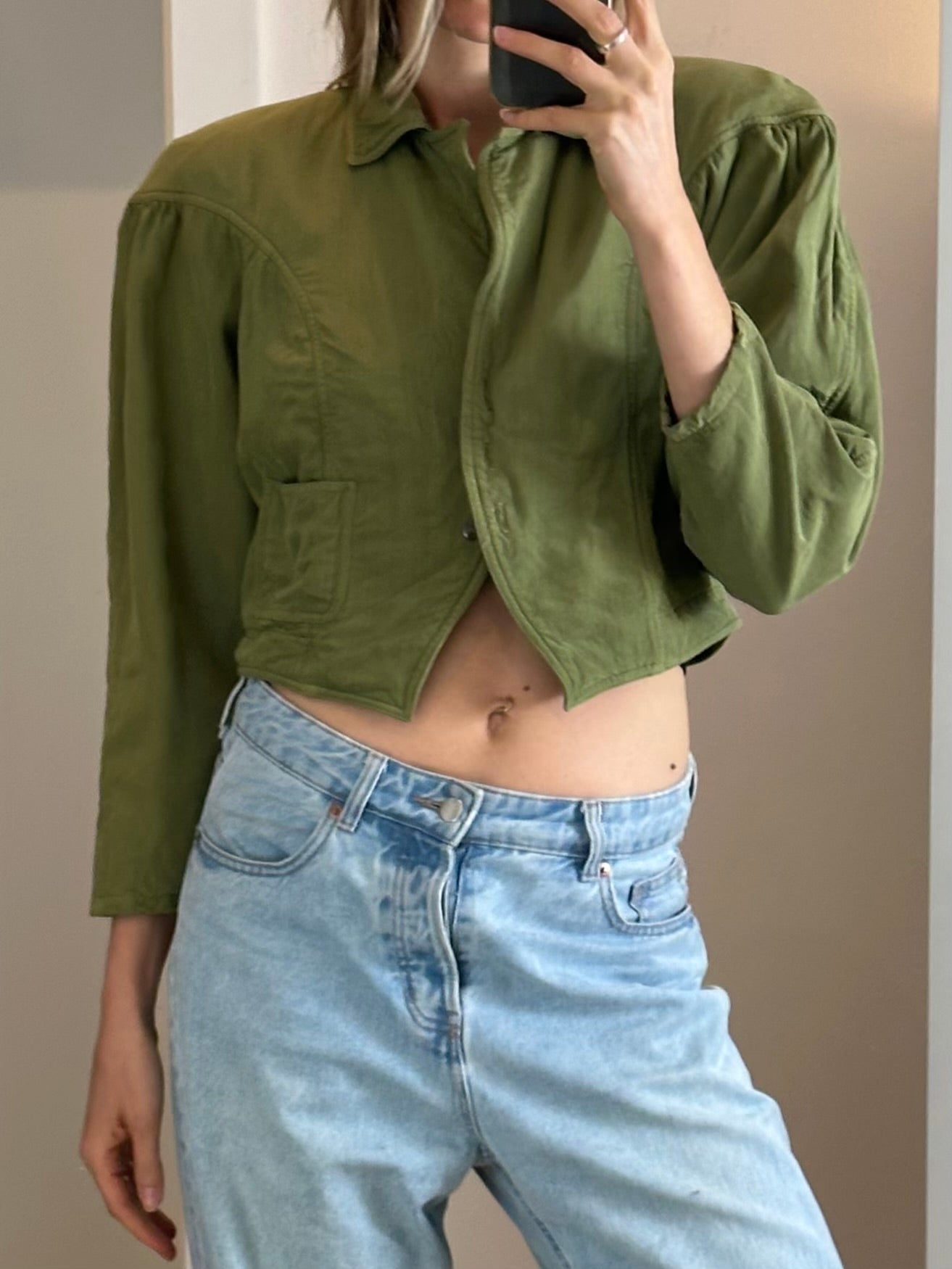 Vintage Cropped Jacket S