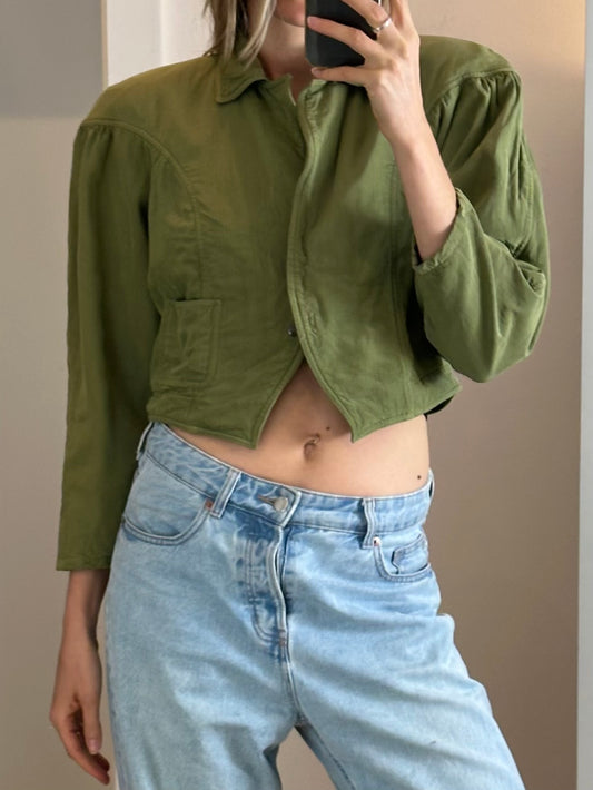 Vintage Cropped Jacket S