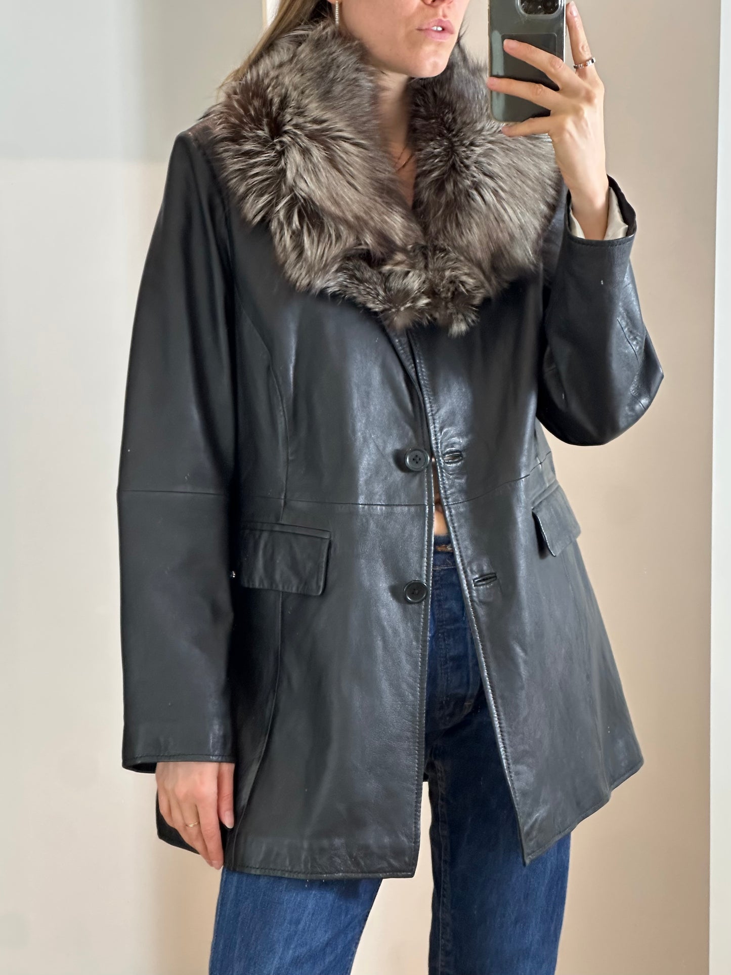 Vintage Nappa Leather Jacket M/L